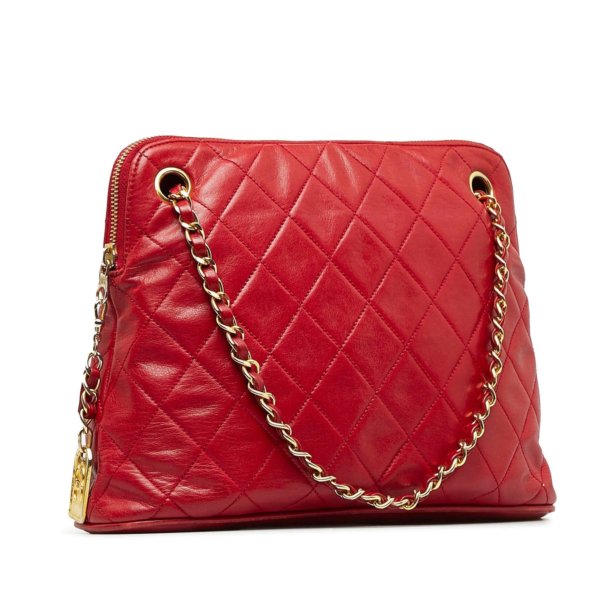 Chanel Quilted Lambskin SHG-Qw6dWQ Shoulder Bag