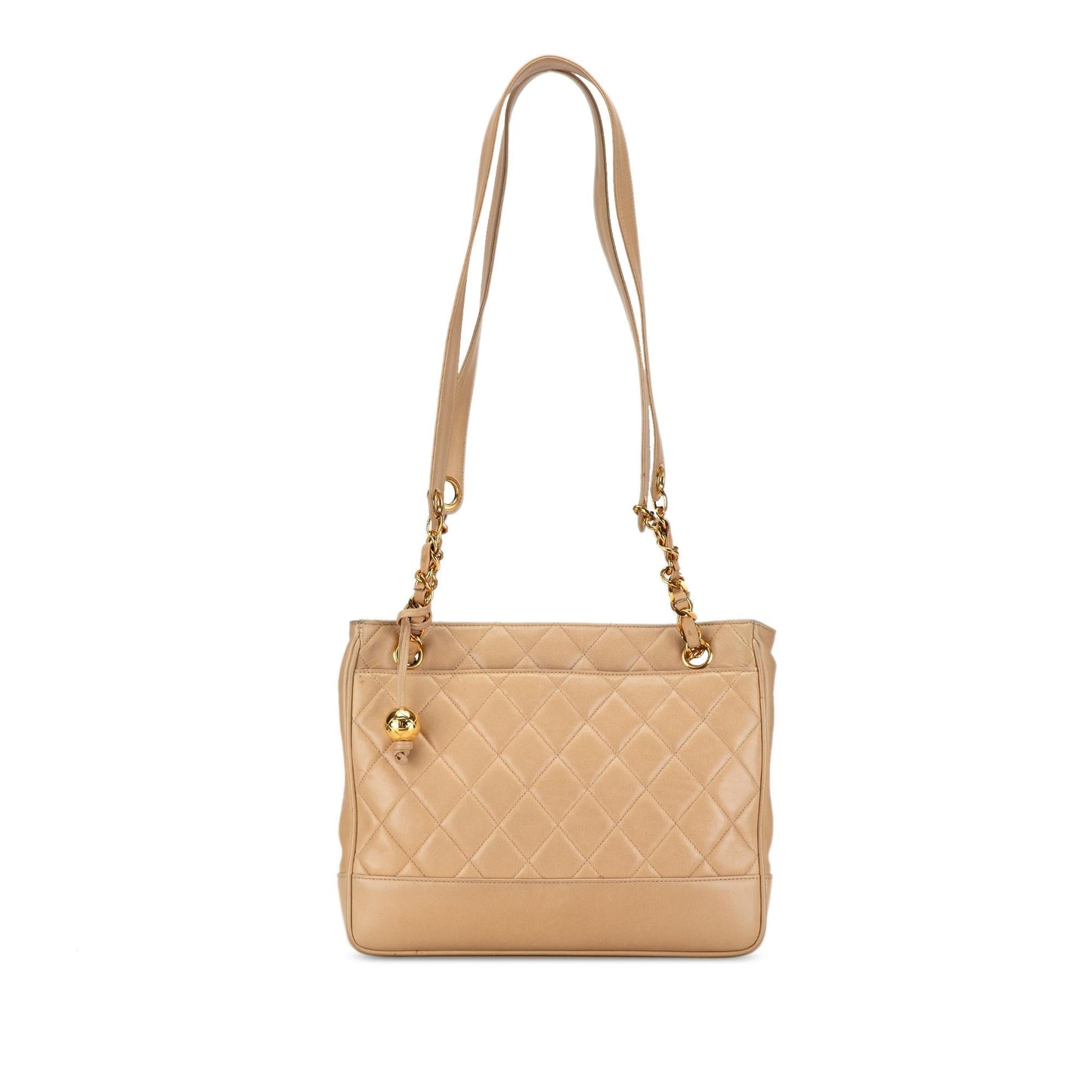 Chanel Quilted Lambskin Shoulder Bag Shg Lhmlve
