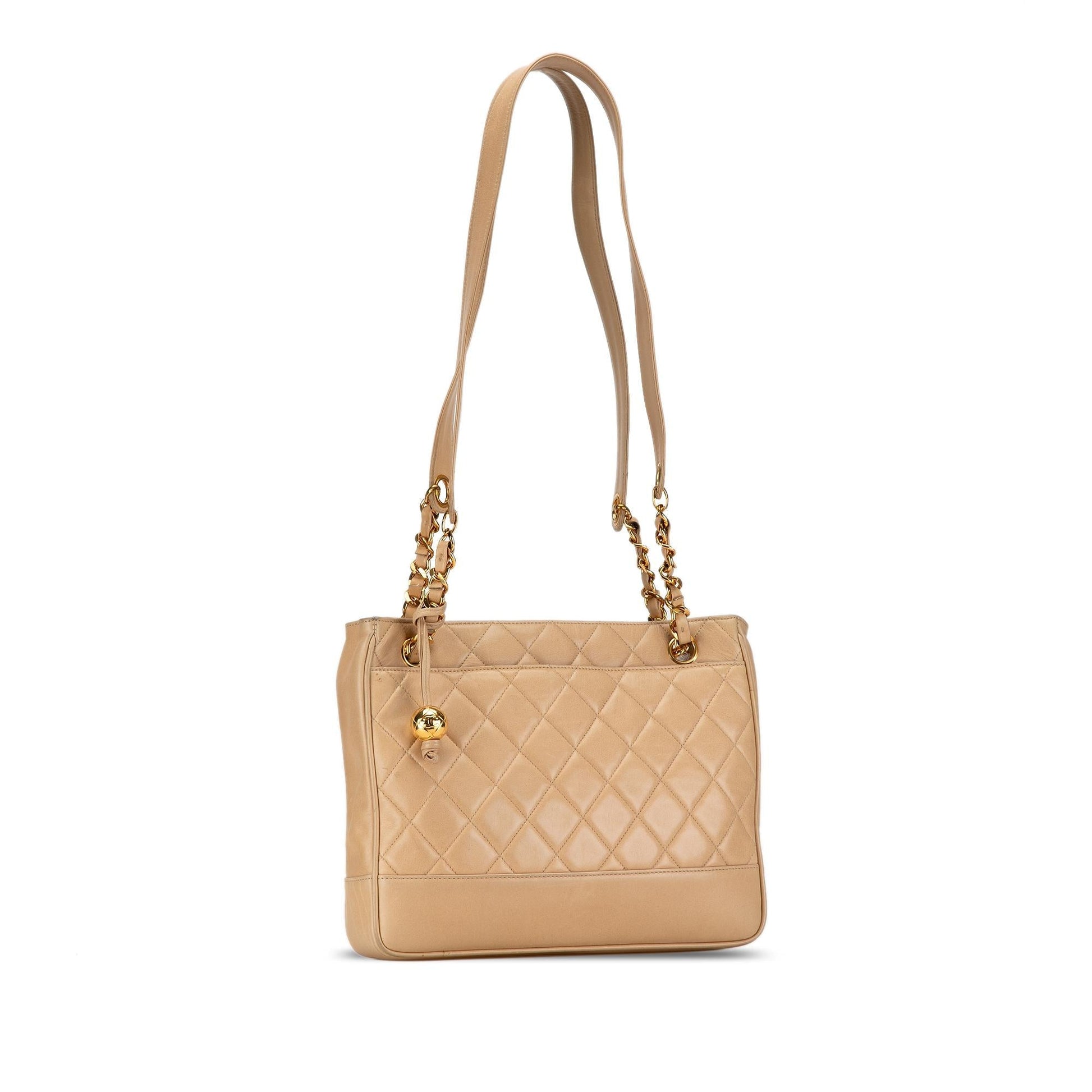 Chanel Quilted Lambskin Shoulder Bag Shg Lhmlve