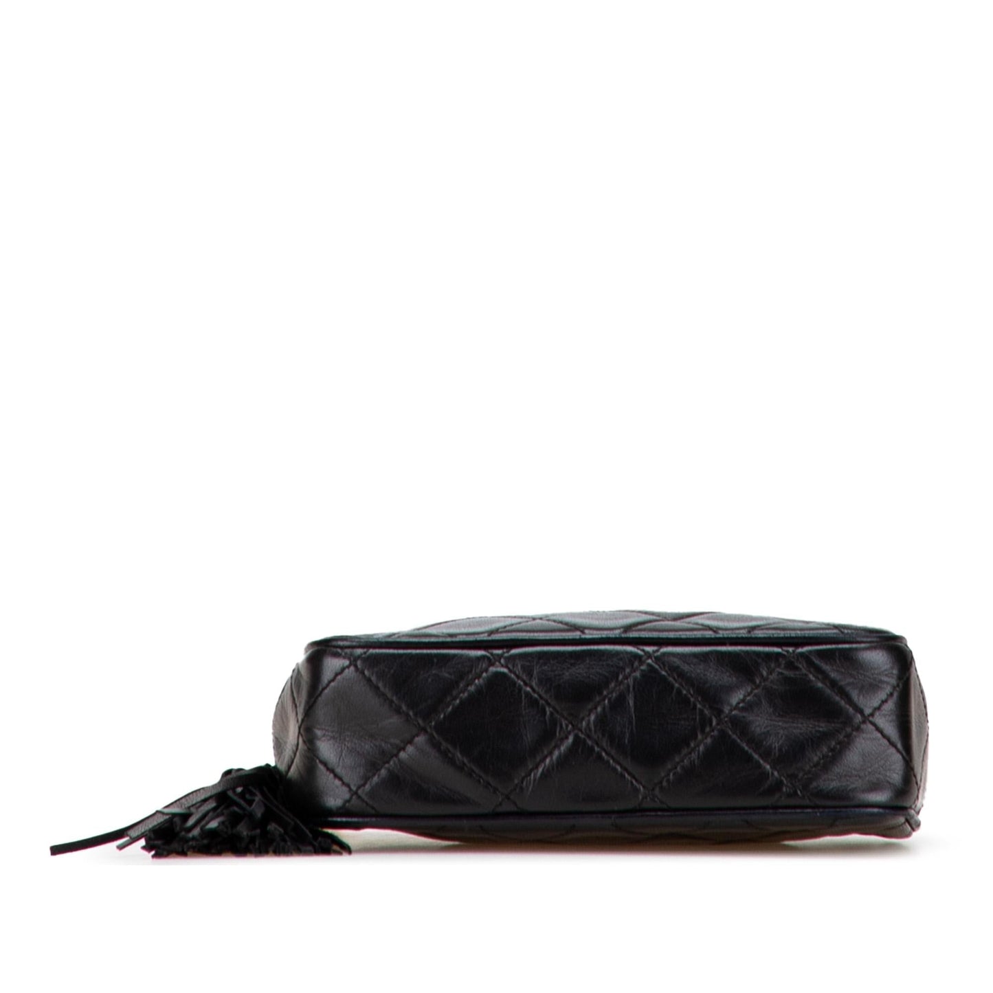 Chanel Quilted Lambskin Tassel Handbag