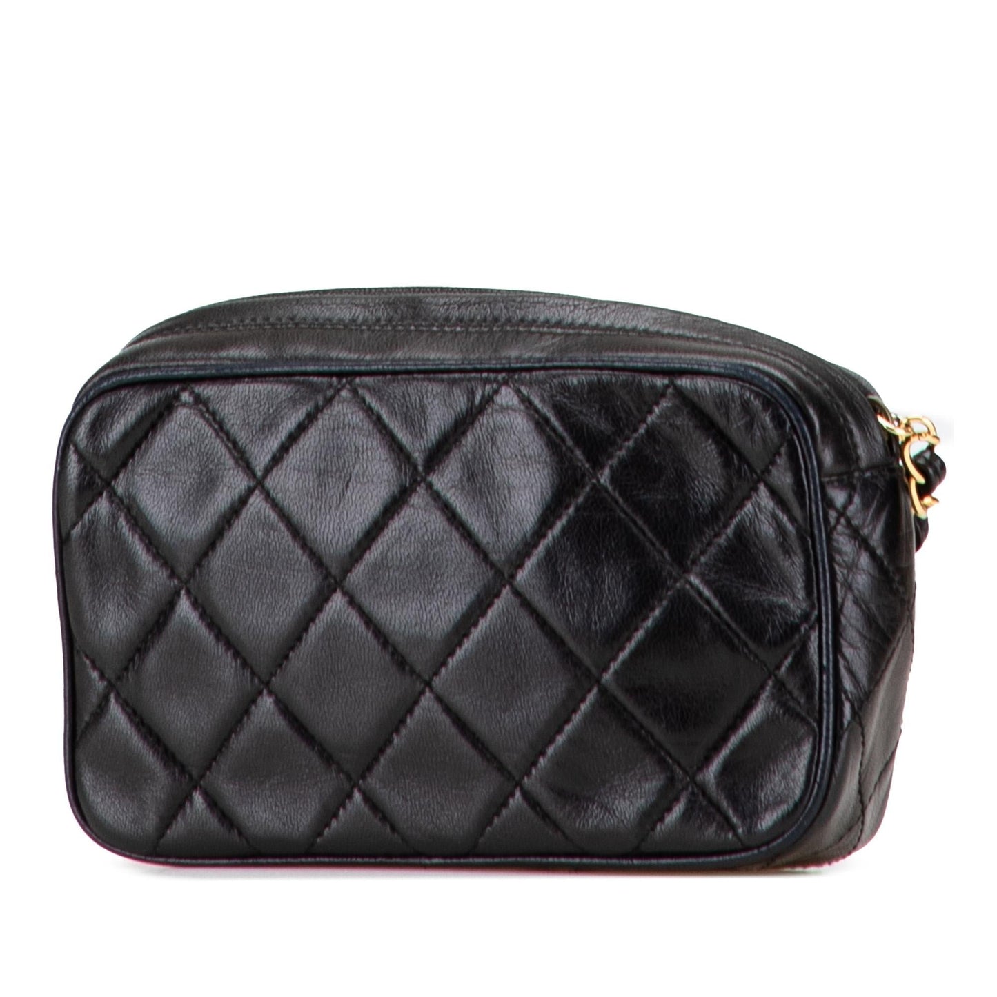 Chanel Quilted Lambskin Tassel Handbag