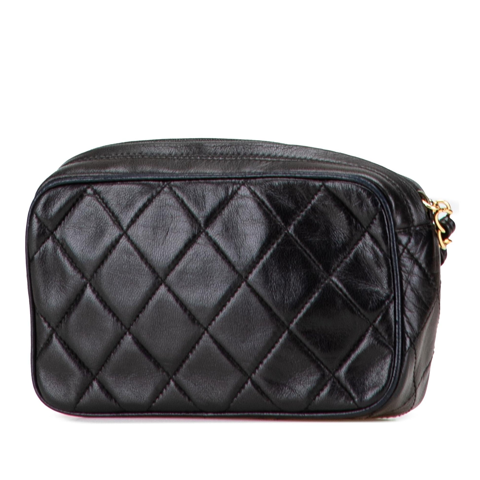 Chanel Quilted Lambskin Tassel Handbag