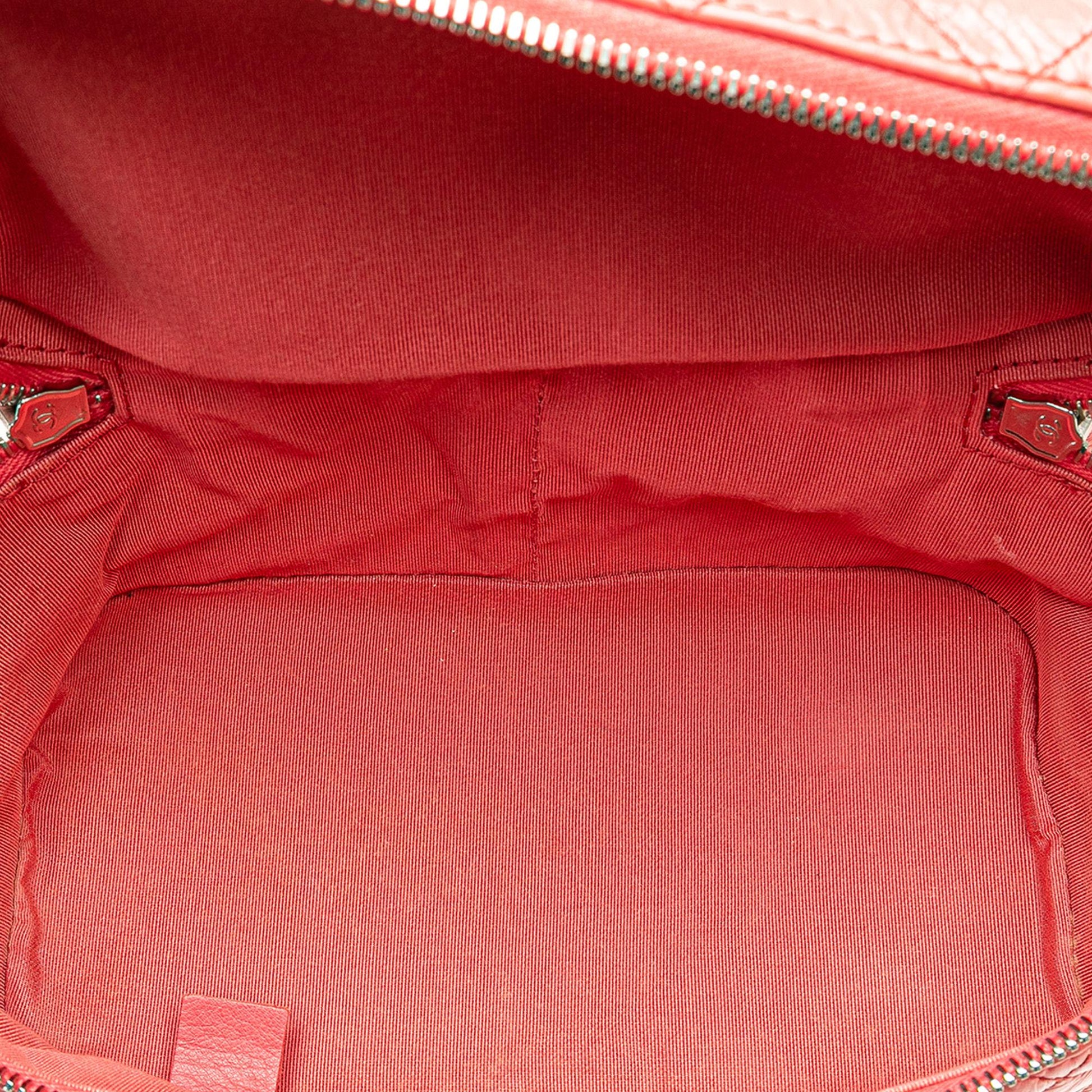 Chanel Quilted Lambskin and Pvc Uarium Backpack