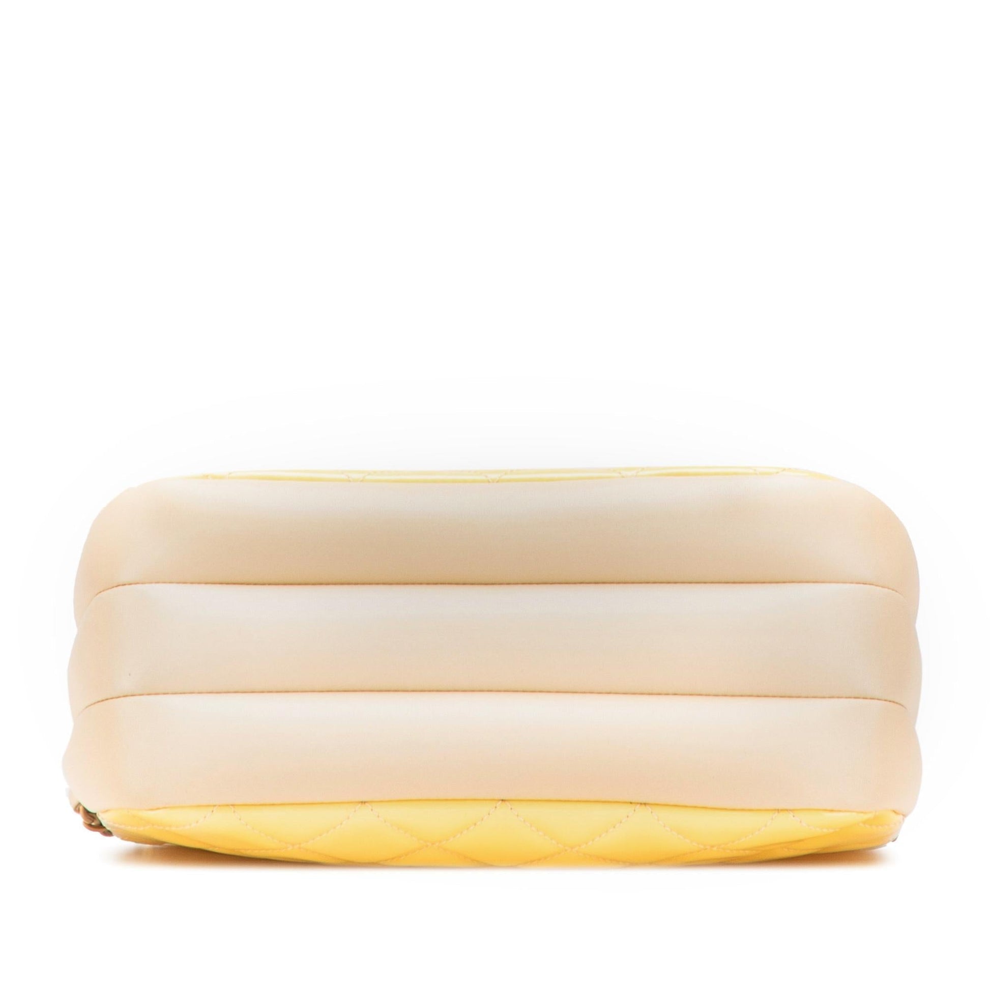 Chanel Quilted Patent Double Zip Crossbody Bag