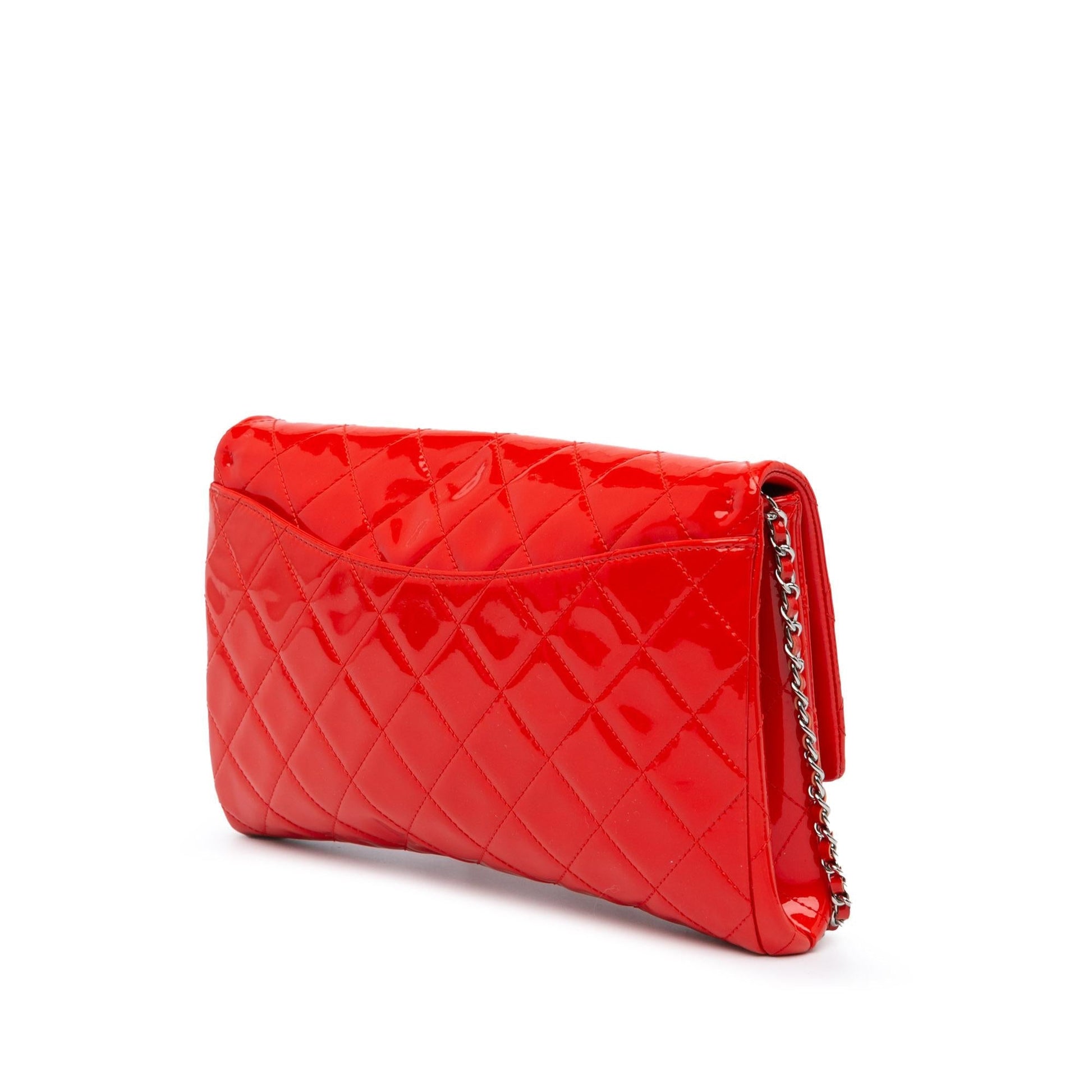 Chanel Quilted Patent New SHG-SbQhLa Clutch Bag