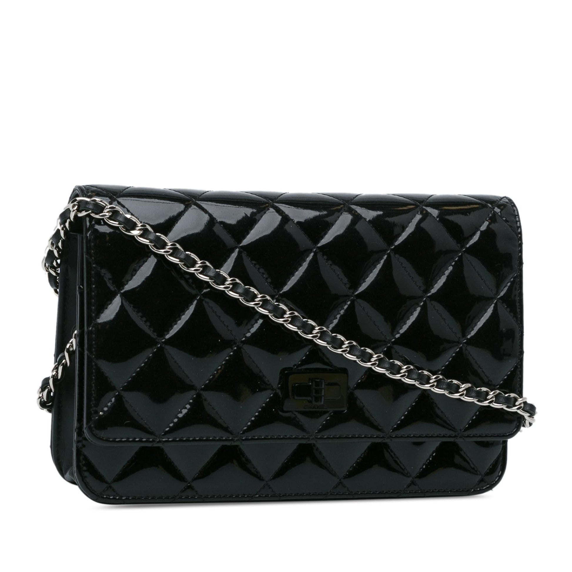 Chanel Quilted Patent Reissue 2.55 on SHG-dRKON7 Wallet Case