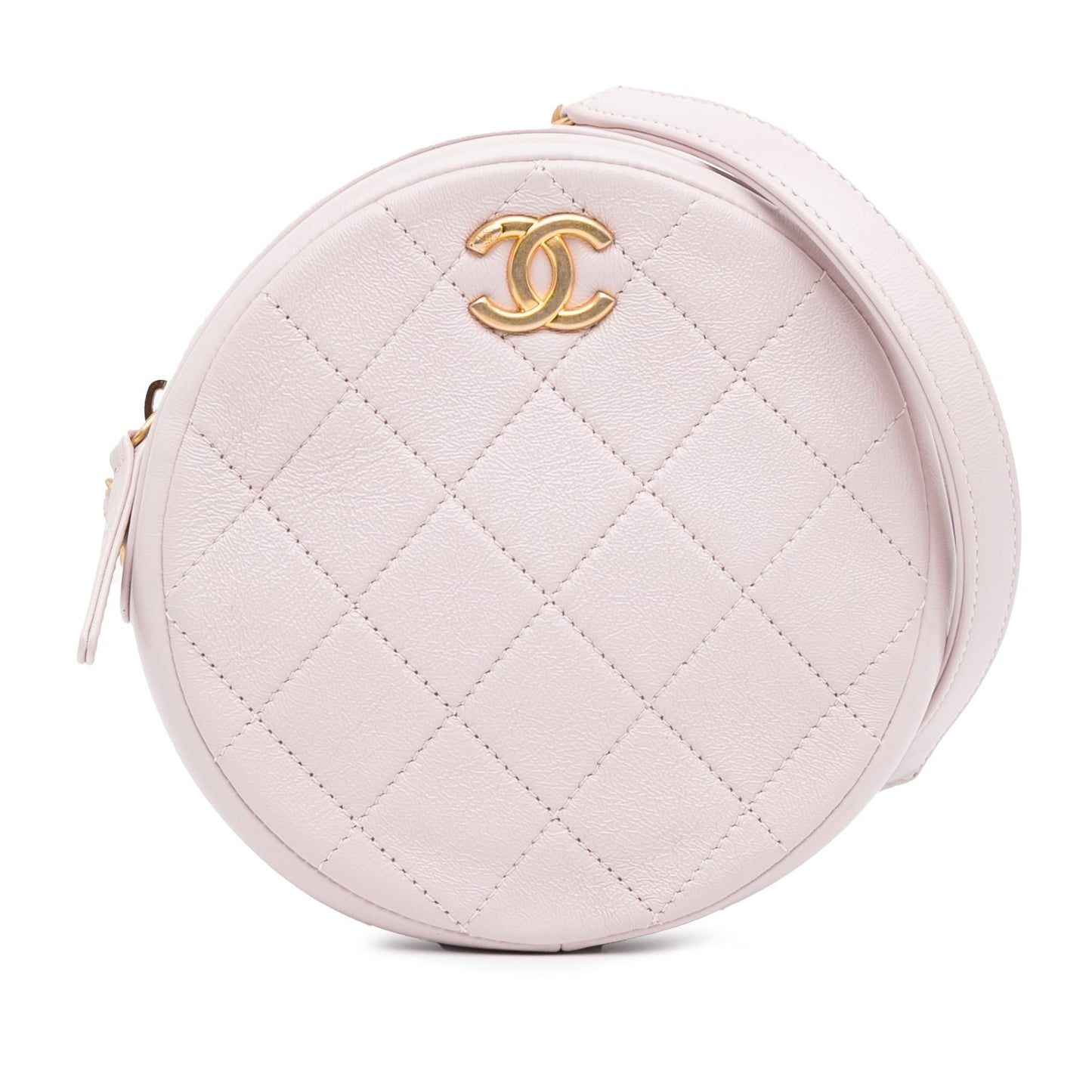 Chanel Quilted Patent Round SHG-Hh0oWh Clutch Bag