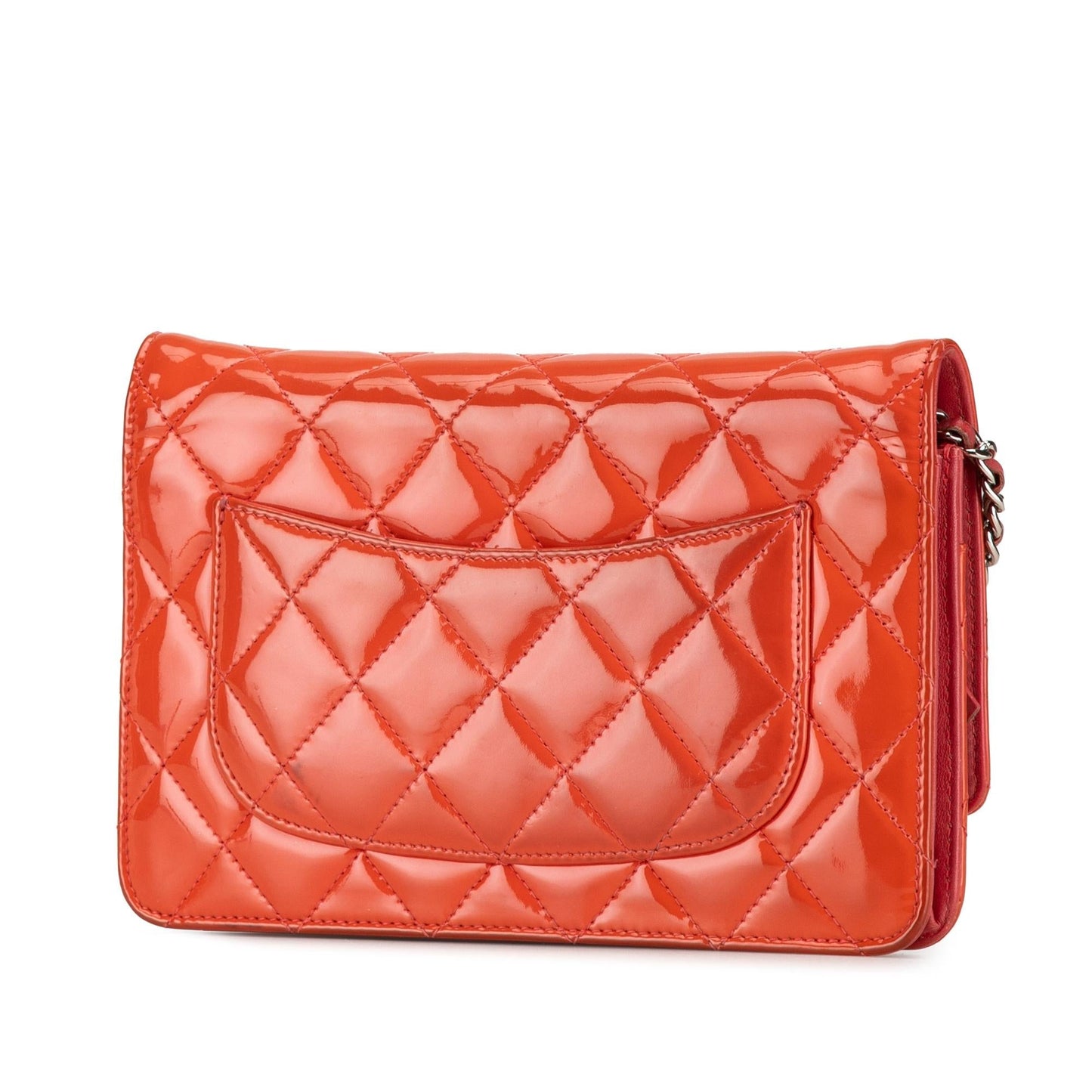 Chanel Quilted Patent On SHG-lcx1QN Wallet Case