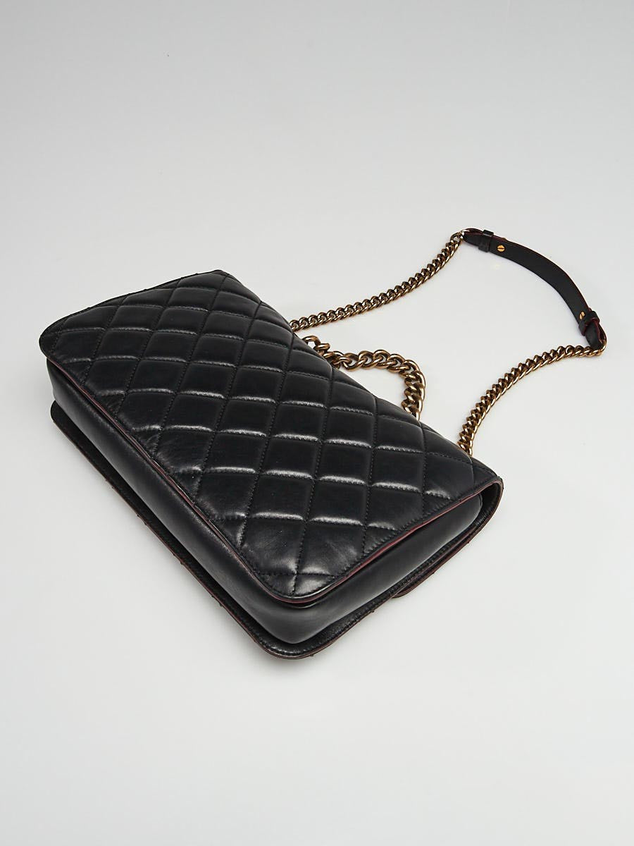 Chanel Quilted Perfect Edge Flap Leather Shoulder Bag