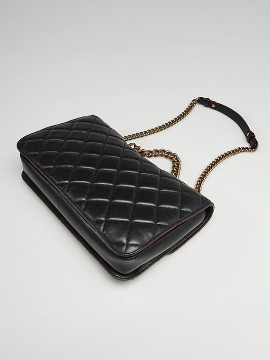 Chanel Quilted Perfect Edge Flap Leather Shoulder Bag