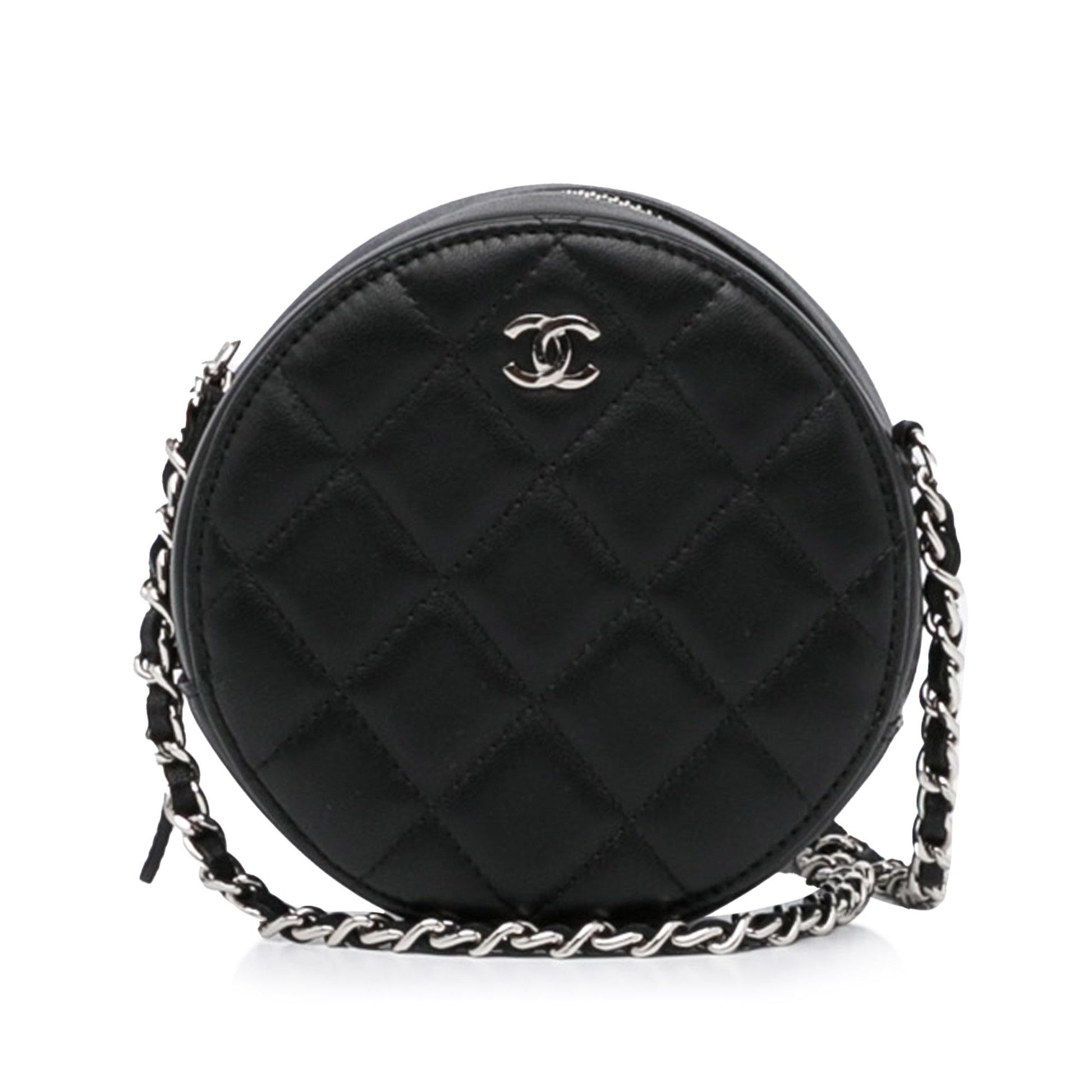 Chanel Quilted Round SHG-20gS3O Clutch Bag