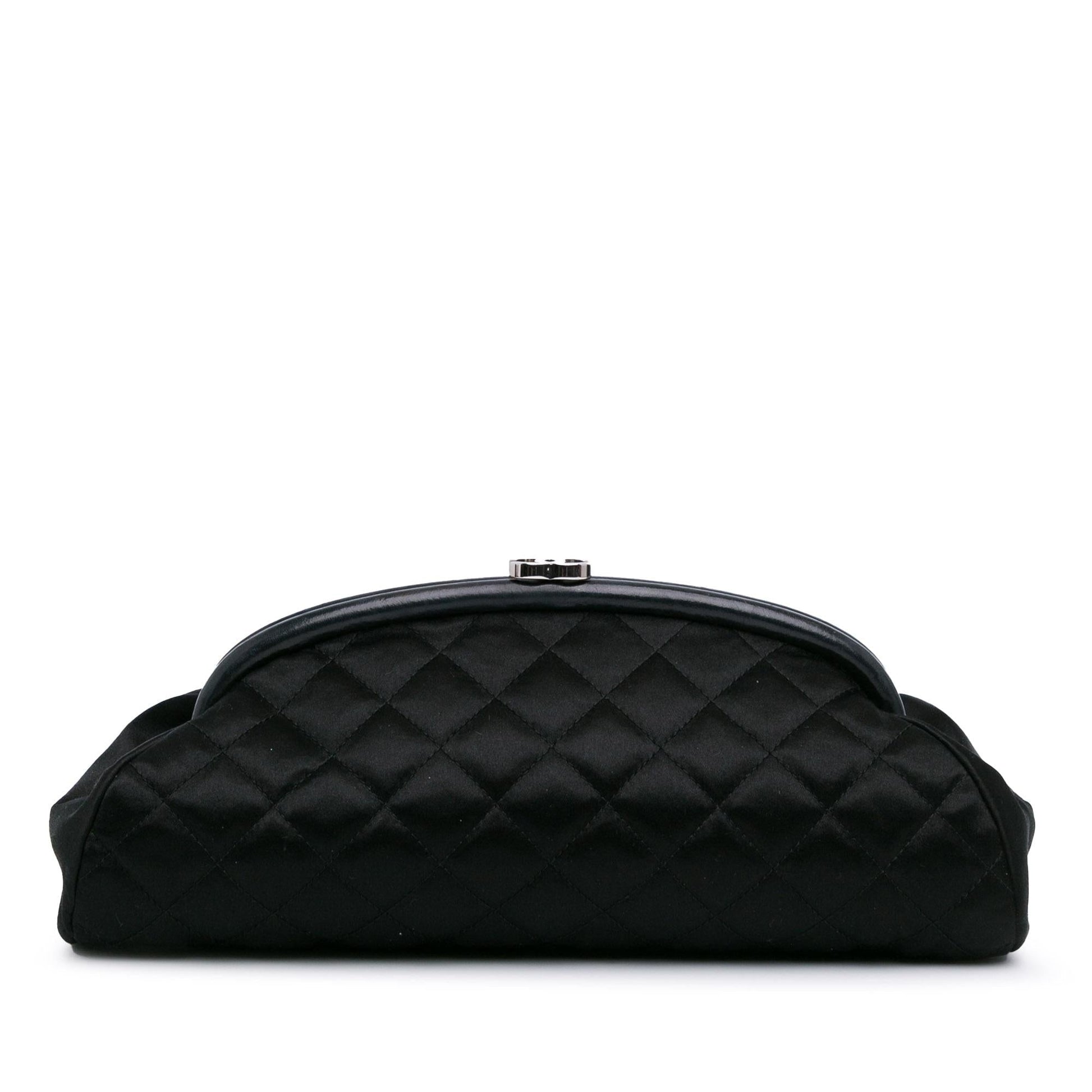 Chanel Quilted Satin Timeless SHG-CBcot3 Clutch Bag