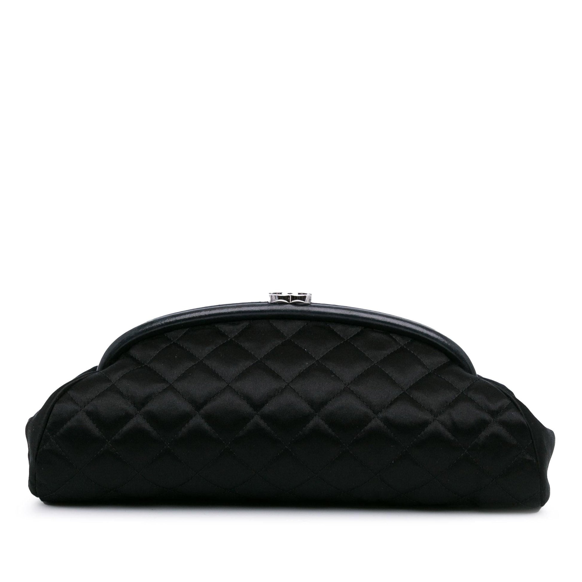 Chanel Quilted Satin Timeless SHG-CBcot3 Clutch Bag