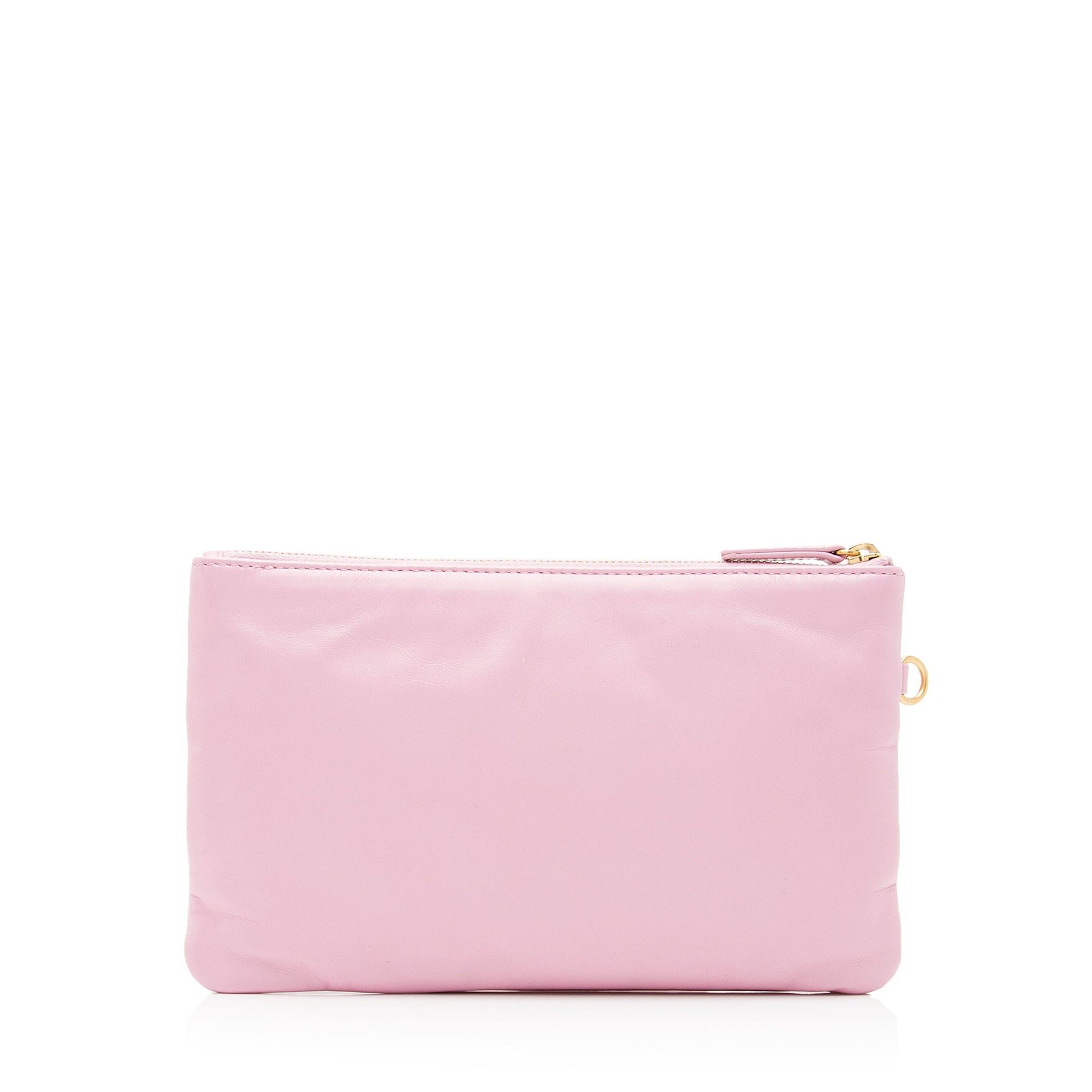 Chanel Quilted Shiny Calfskin 22 Pochette SHF-g18YmJ Small Clutch Bag