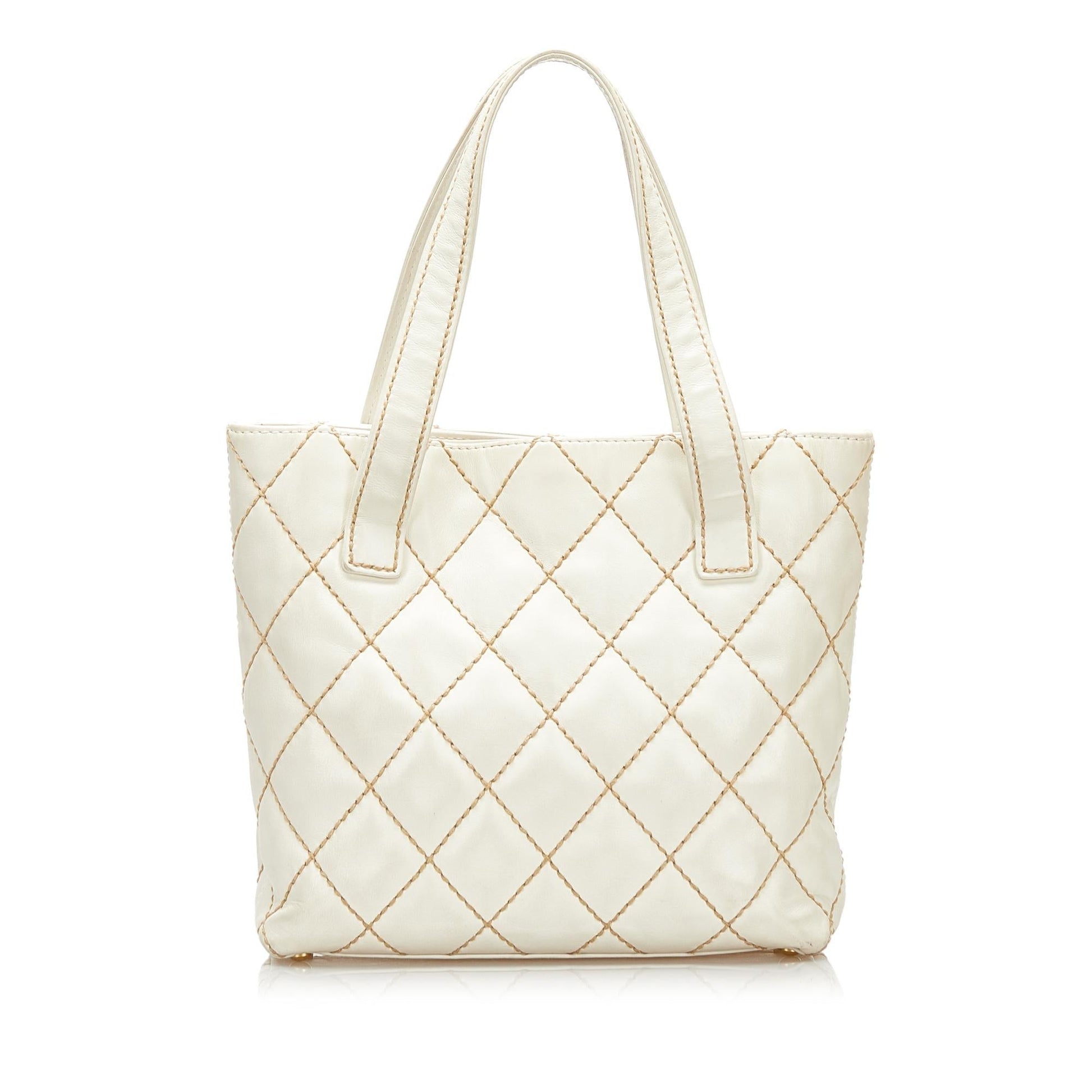 Chanel Quilted Surpique SHG Tote Bag