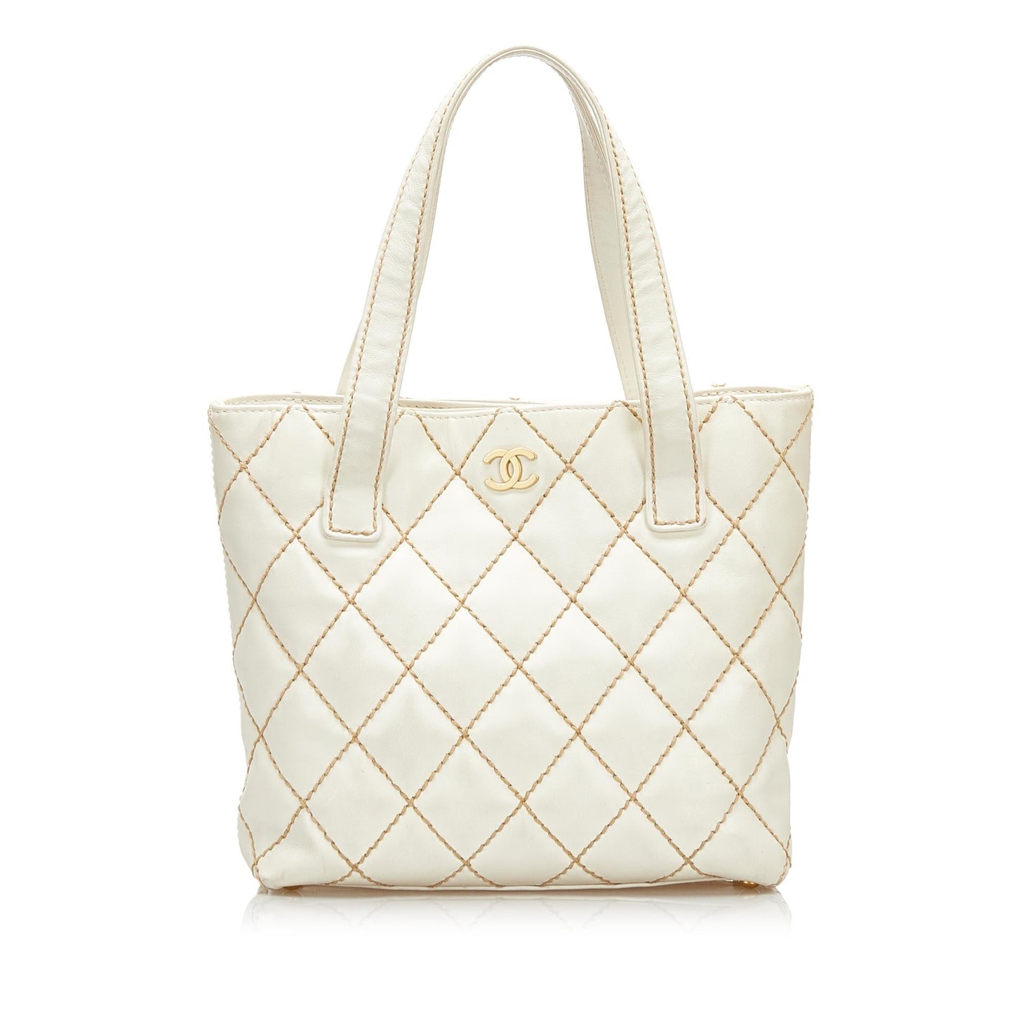 Chanel Quilted Surpique SHG Tote Bag