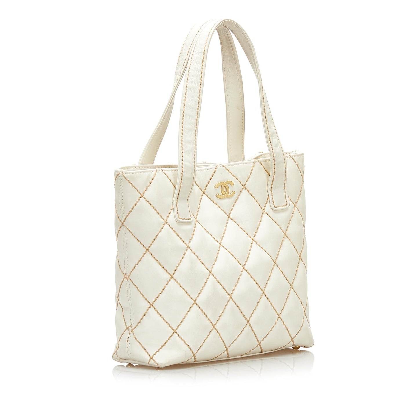 Chanel Quilted Surpique SHG Tote Bag