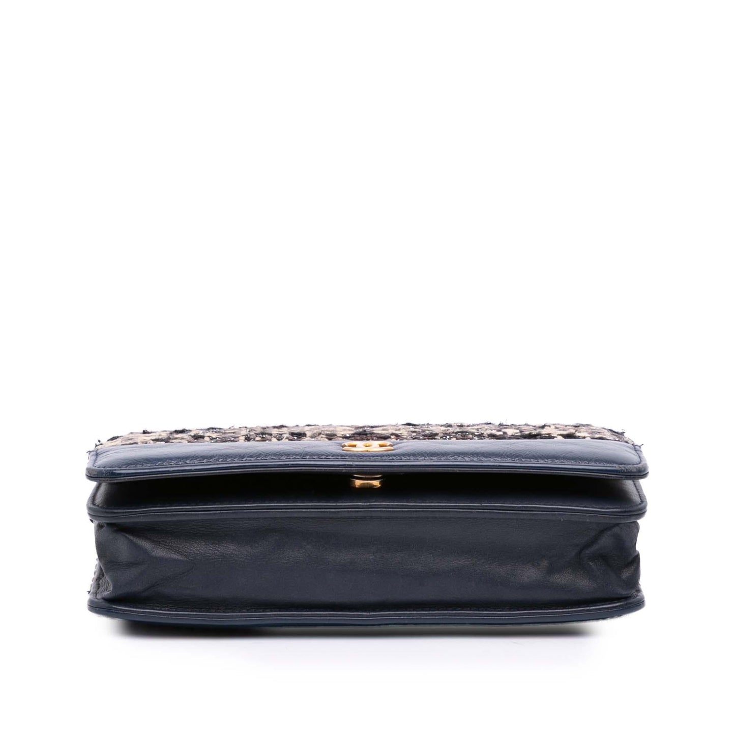 Chanel Quilted Tweed Calfskin Gabrielle On Wallet Case
