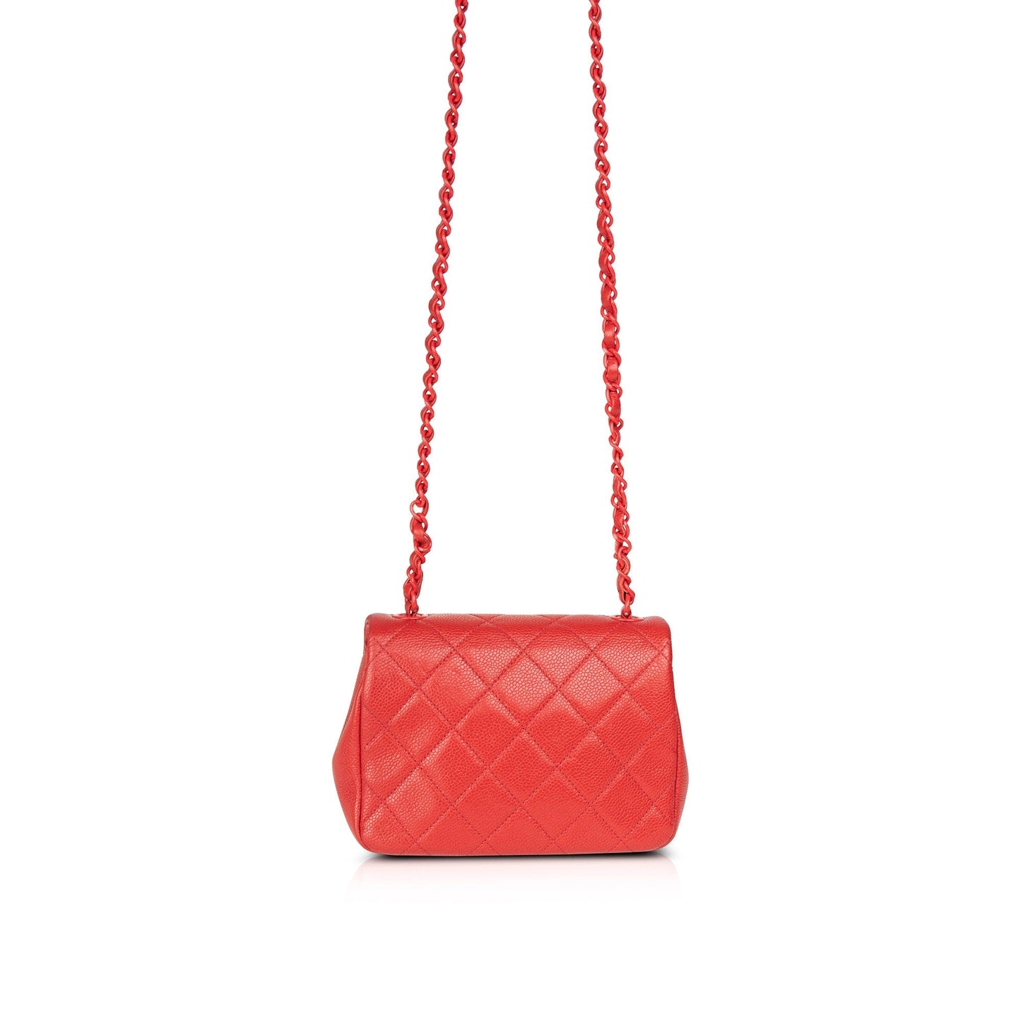 Chanel Incognito Square Flap Red Travel Bag