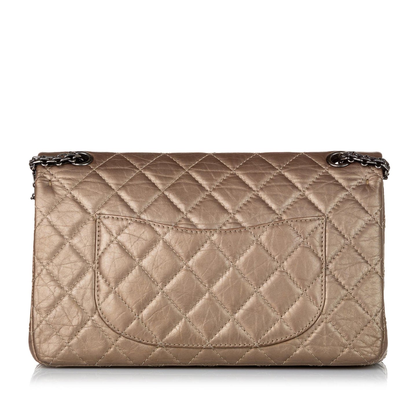 Chanel Reissue 228 Lambskin Double Flap Shoulder Bag Bag 1