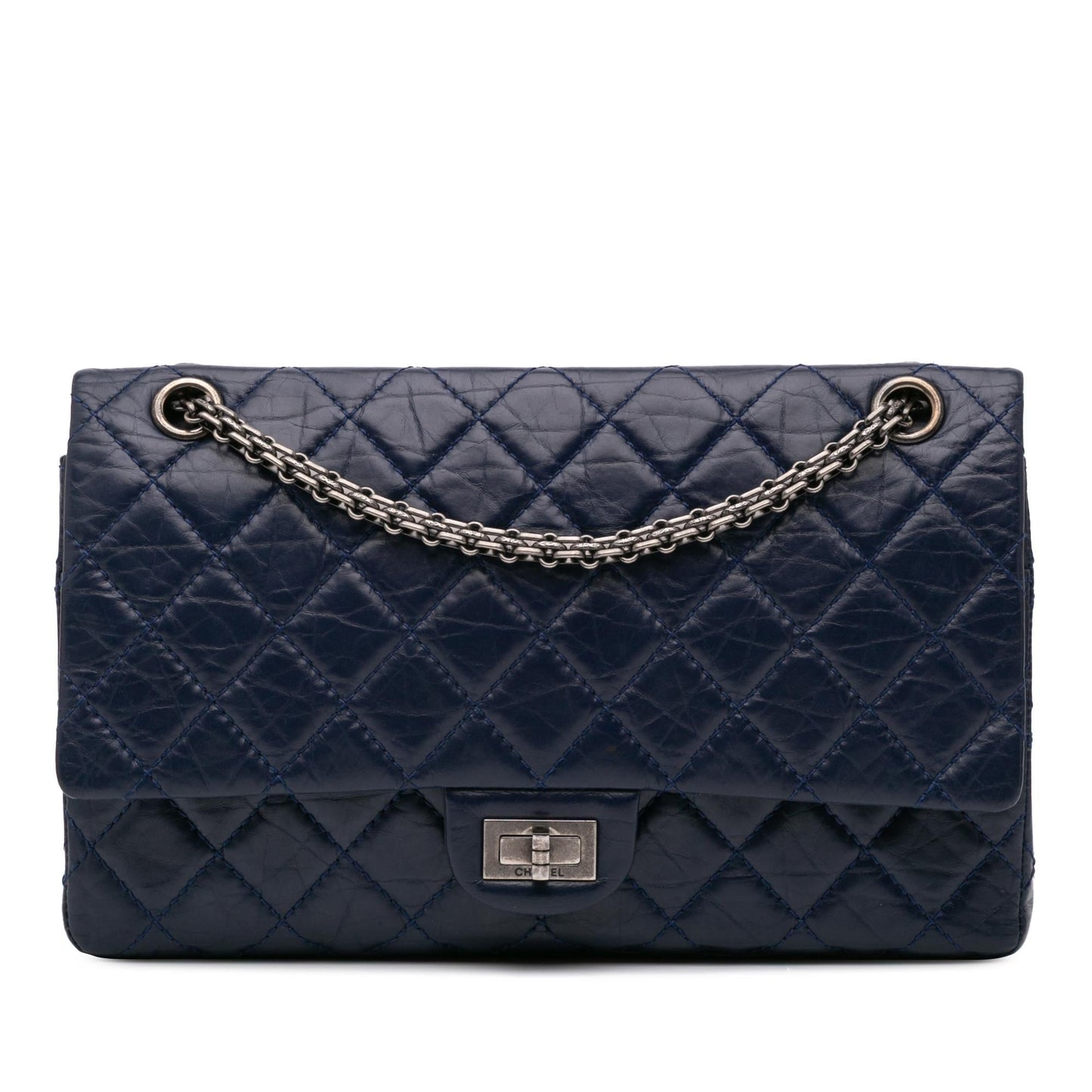 Chanel Reissue 2.55 Aged Calfskin Double Flap Handbag Flap 226