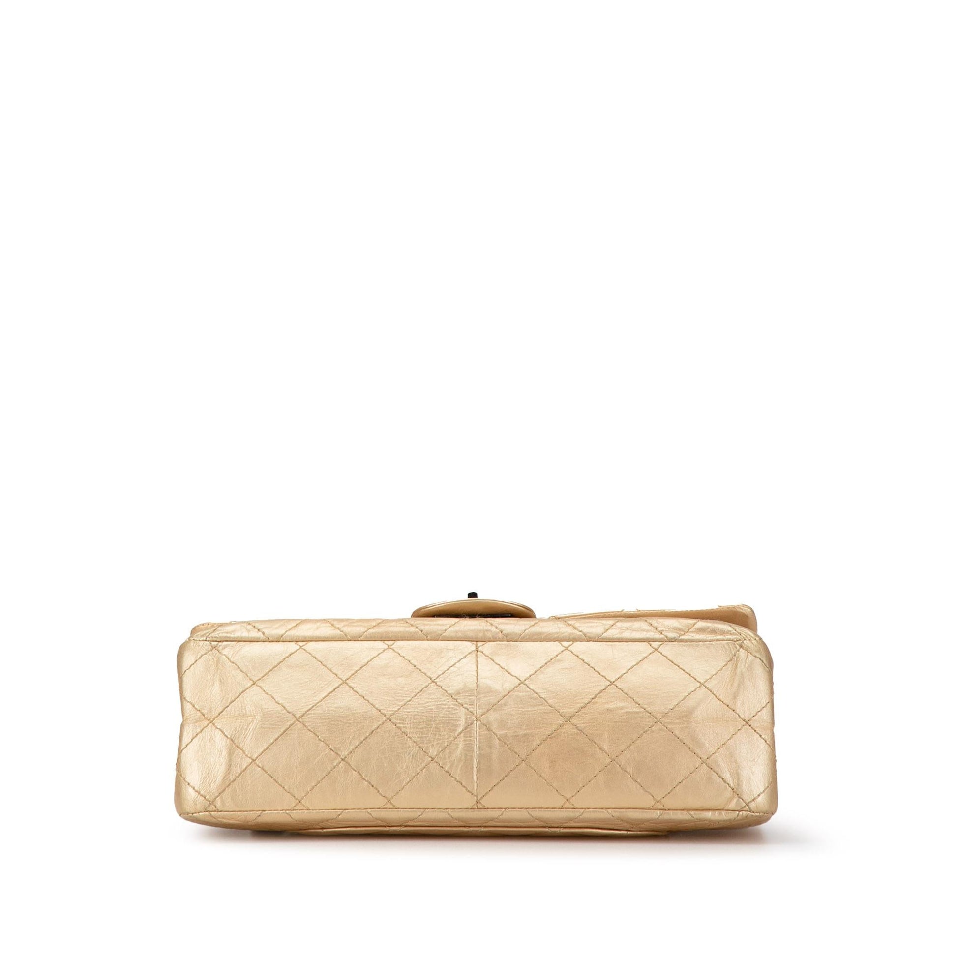 Chanel Reissue 2.55 Aged Calfskin Double Flap 227 (Shg-Elkfh5) Bag