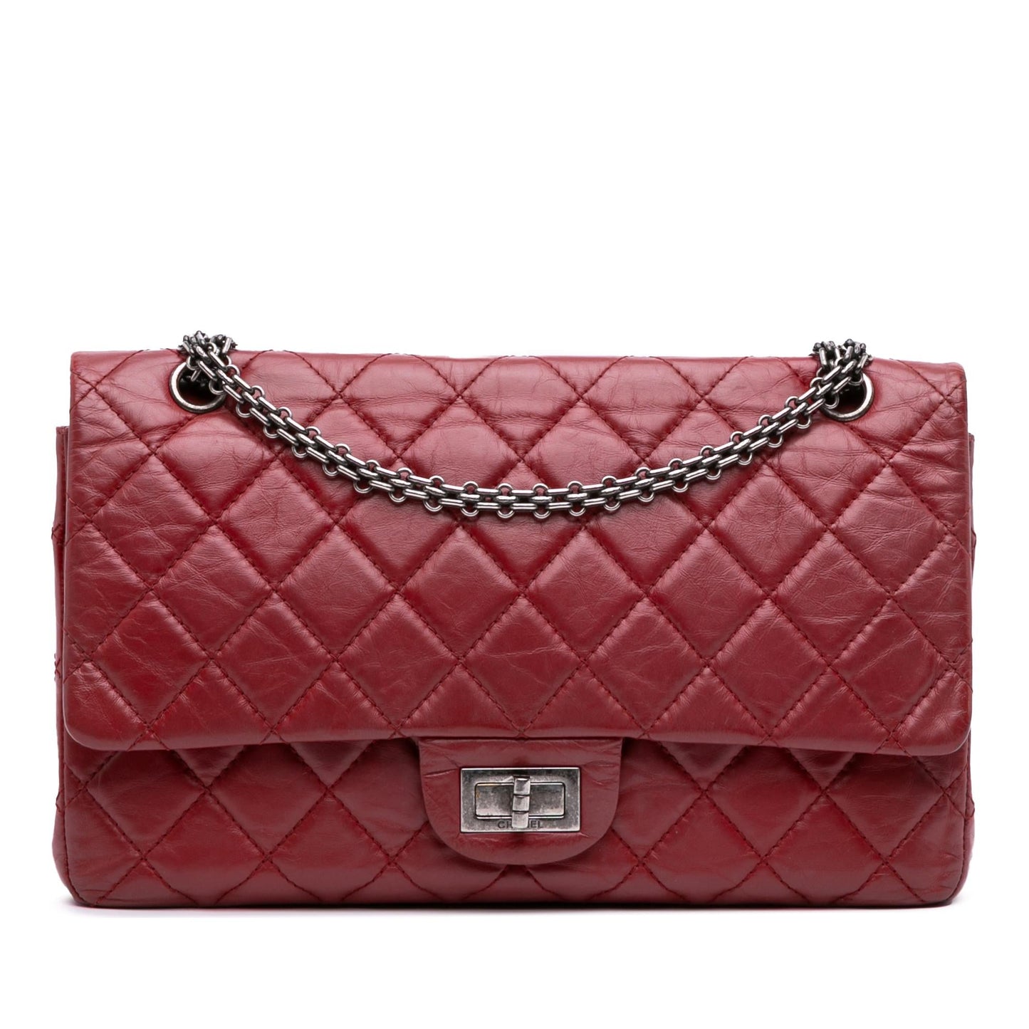 Chanel Reissue 2.55 Aged Calfskin Double Flap Handbag Flap 231