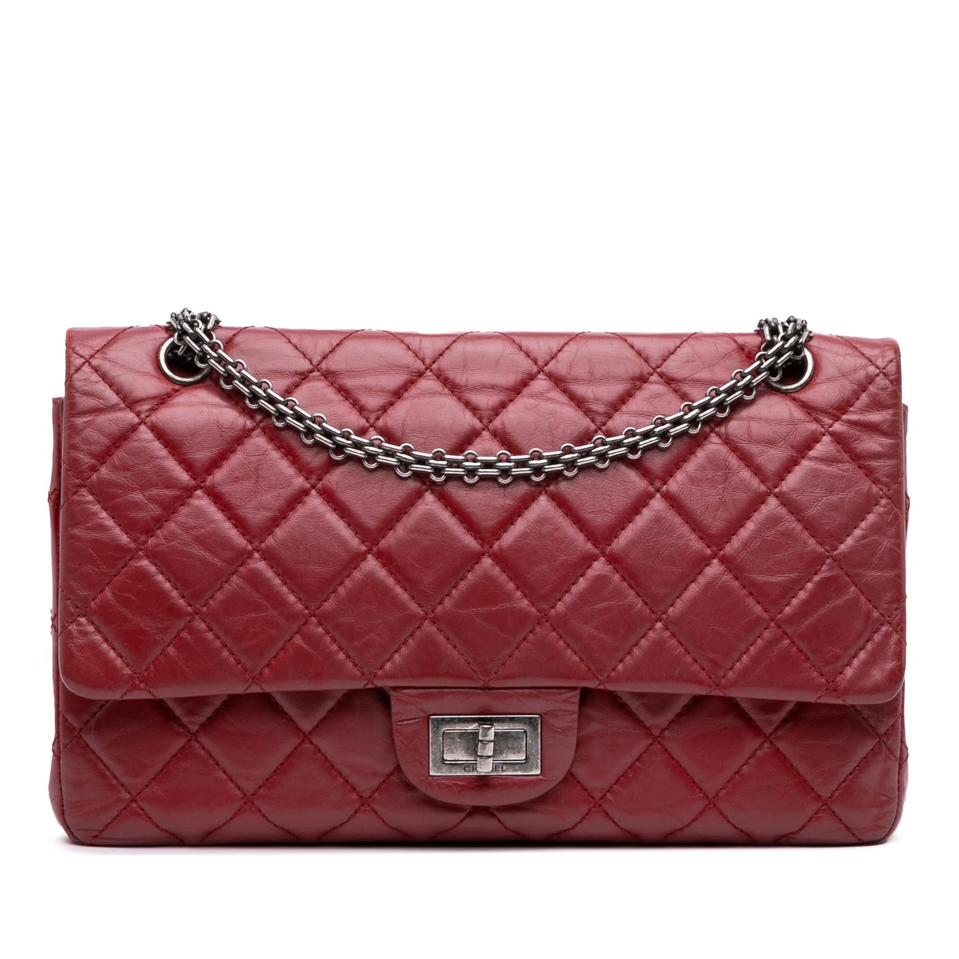 Chanel Reissue 2.55 Aged Calfskin Double Flap Handbag Flap 231