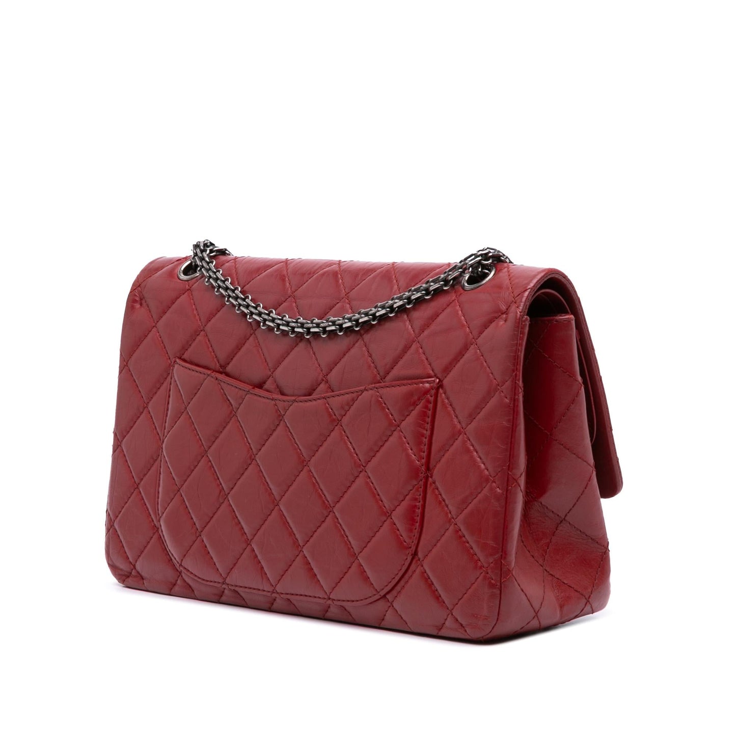 Chanel Reissue 2.55 Aged Calfskin Double Flap Handbag Flap 231