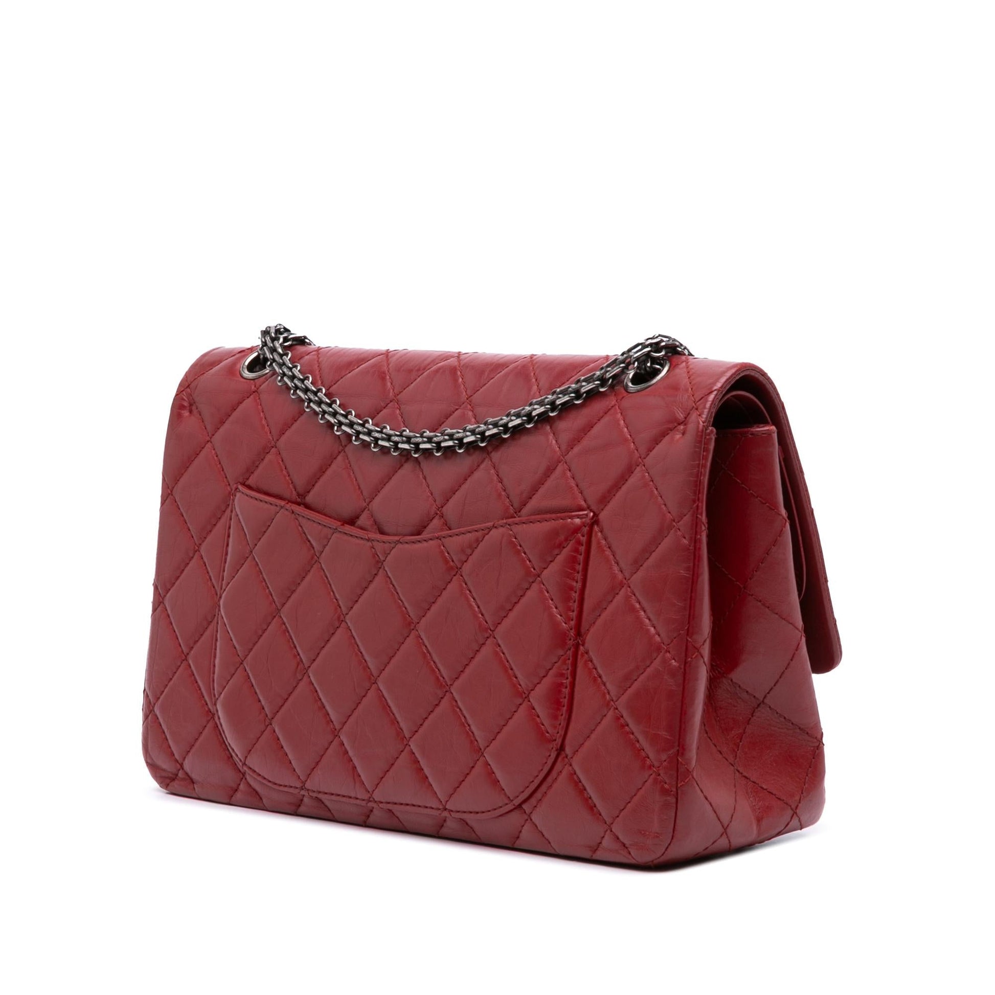 Chanel Reissue 2.55 Aged Calfskin Double Flap Handbag Flap 231