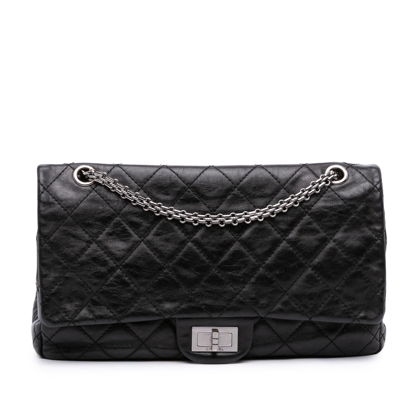Chanel Reissue 2.55 Aged Calfskin Double Flap Handbag Flap 233