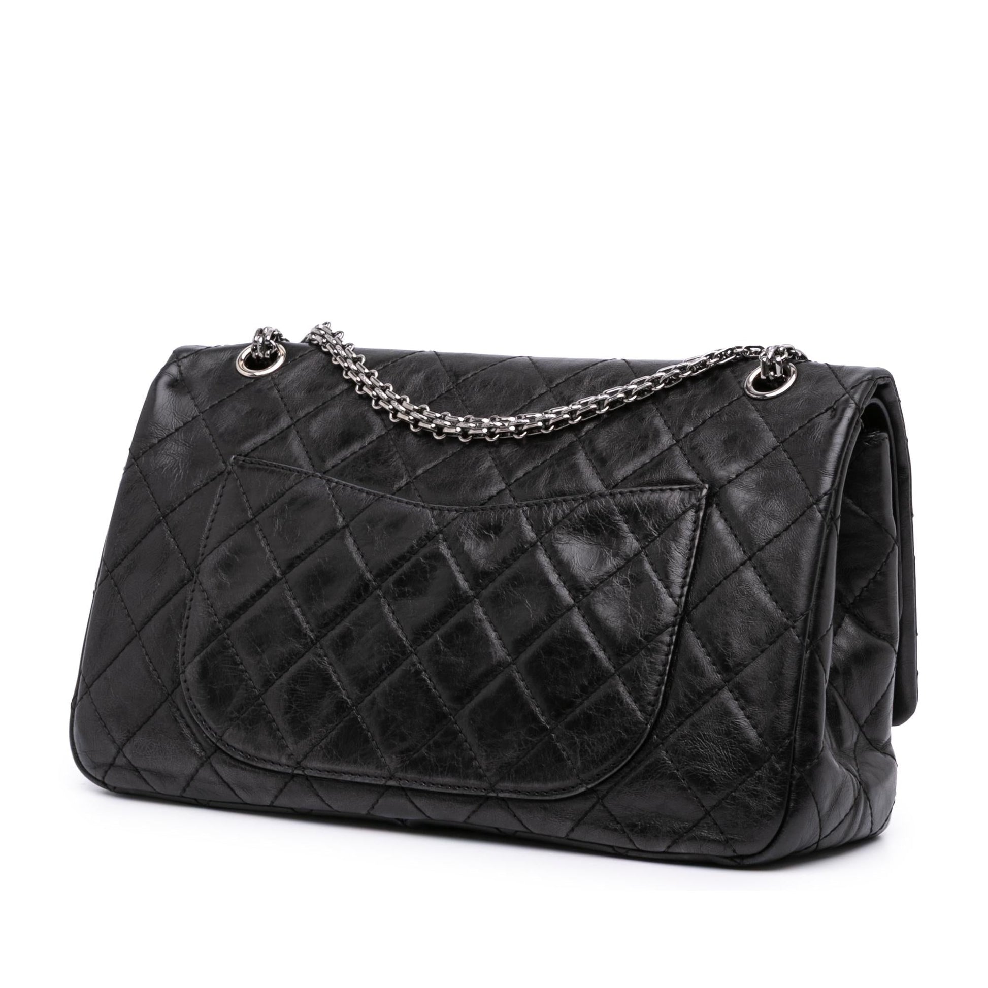Chanel Reissue 2.55 Aged Calfskin Double Flap Handbag Flap 233
