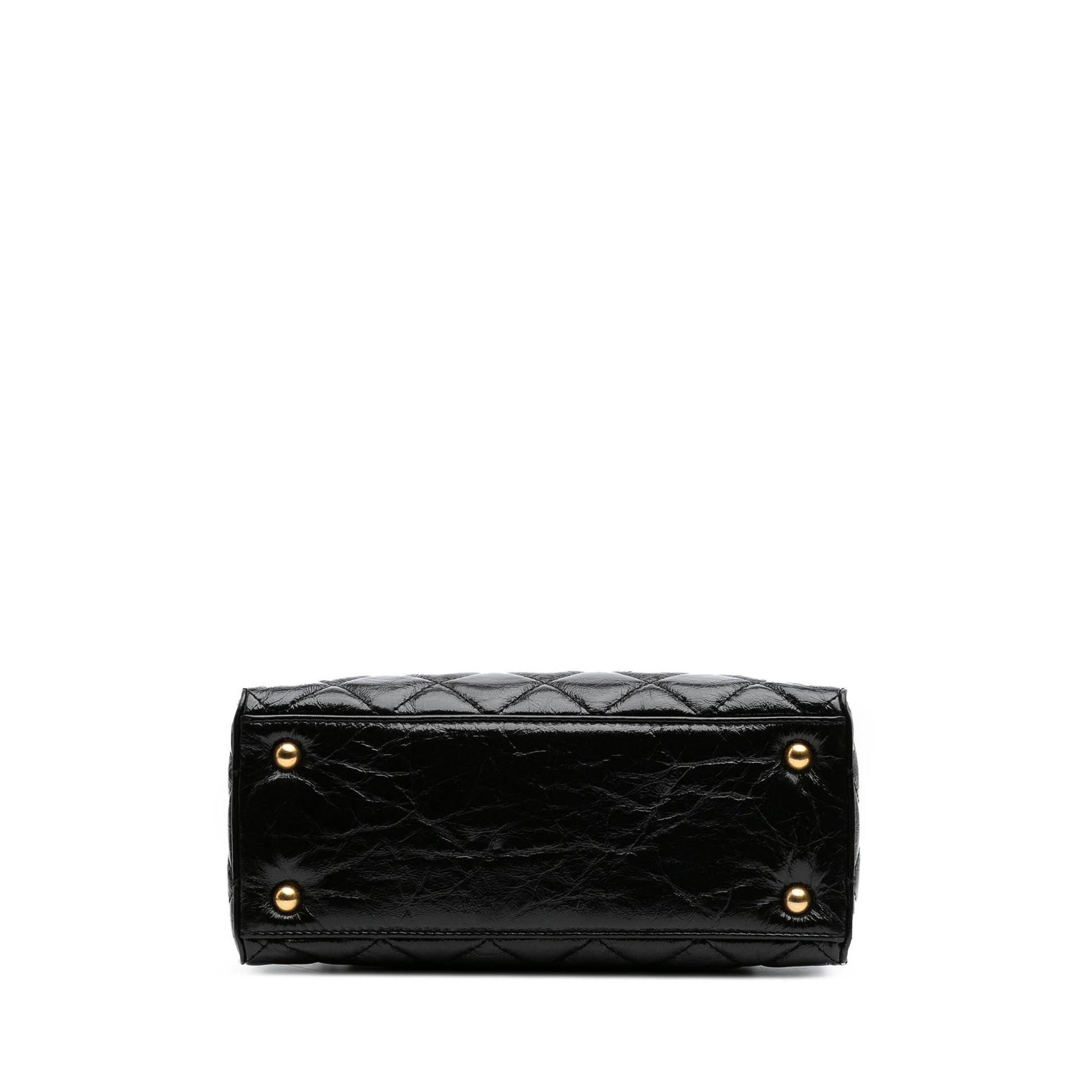 Chanel Reissue 2.55 Glazed Crackled Calfskin Shopping Handbag Bag 1