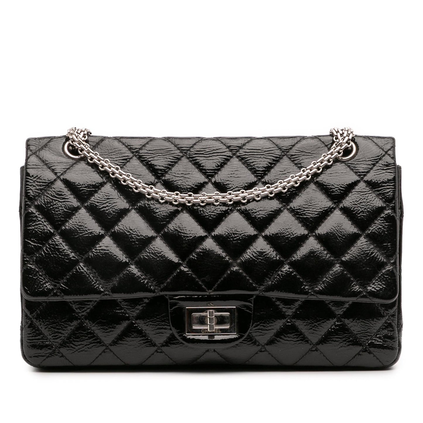 Chanel Reissue 2.55 Patent Double Flap 226 Handbag