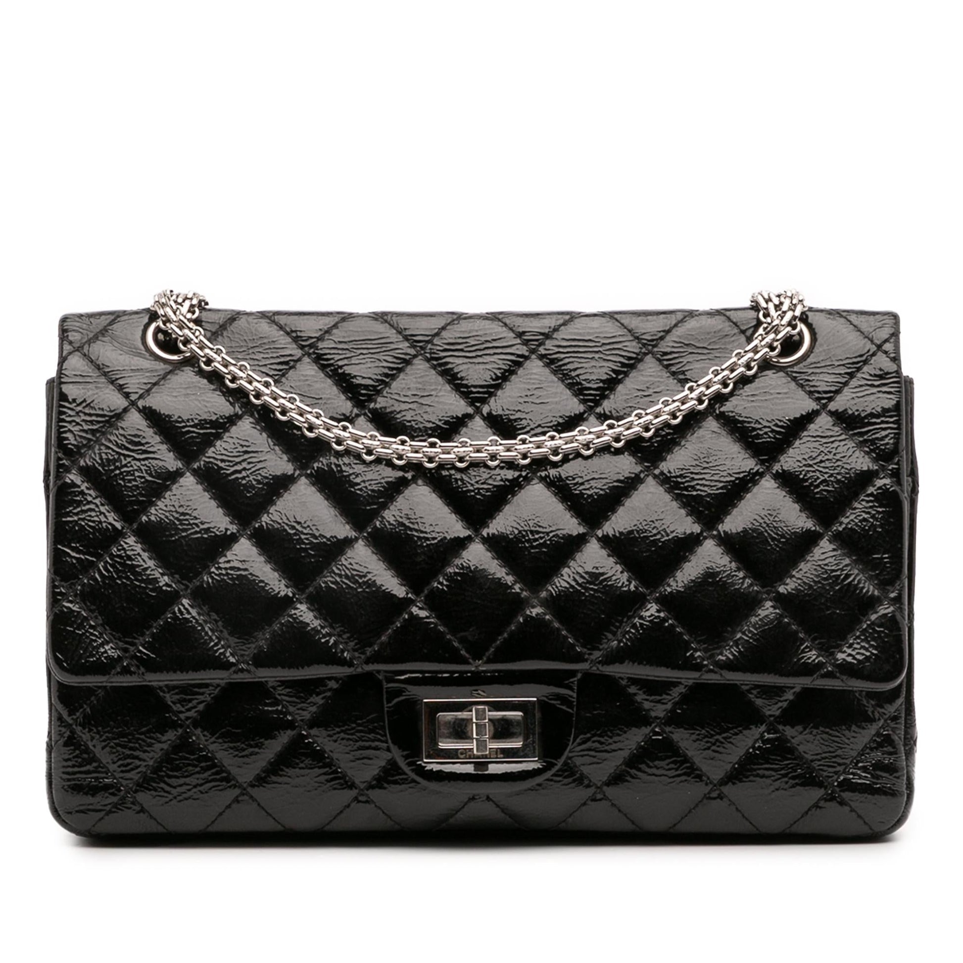 Chanel Reissue 2.55 Patent Double Flap 226 Handbag