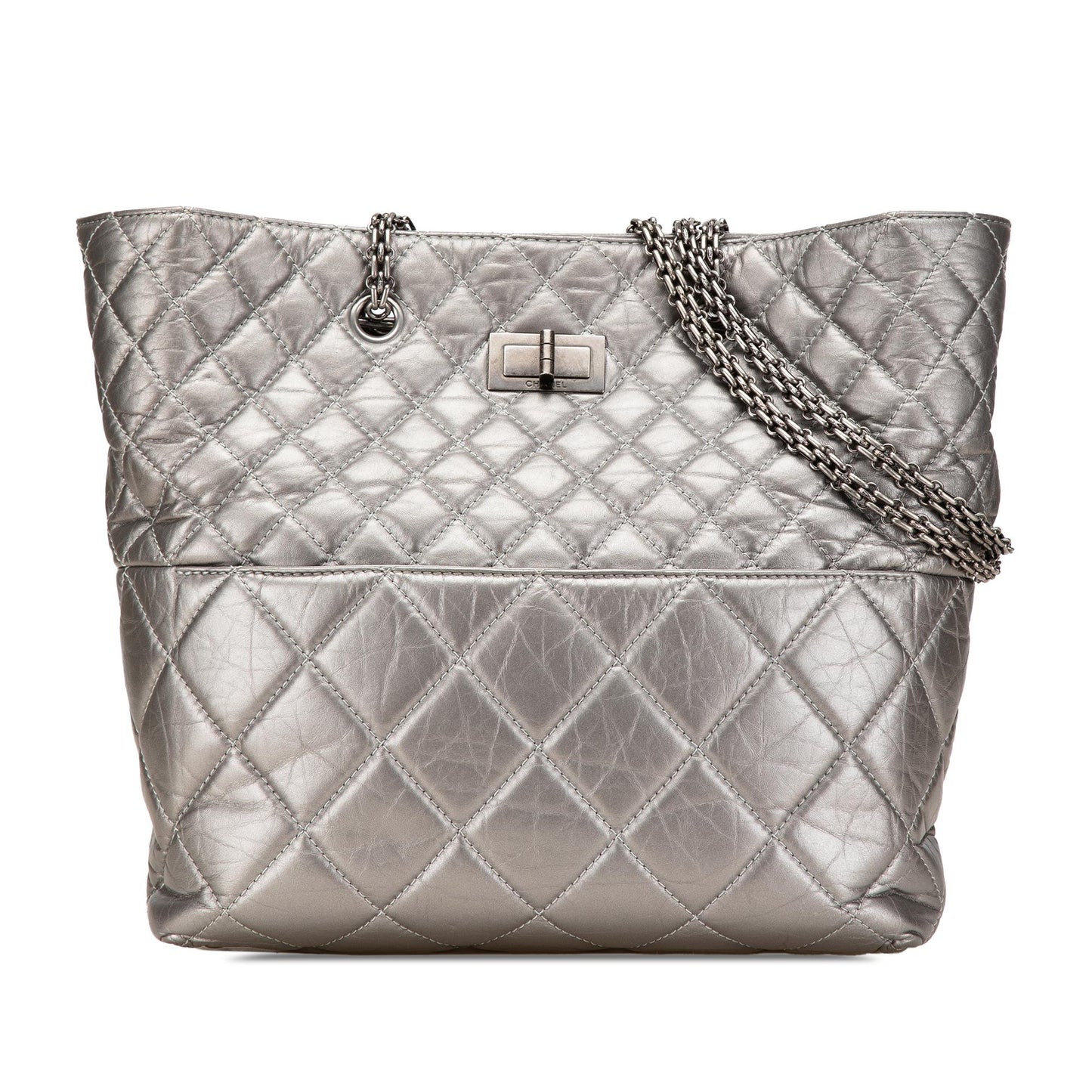 Chanel Reissue 2.55 Quilted Aged Calfskin Tote Bag