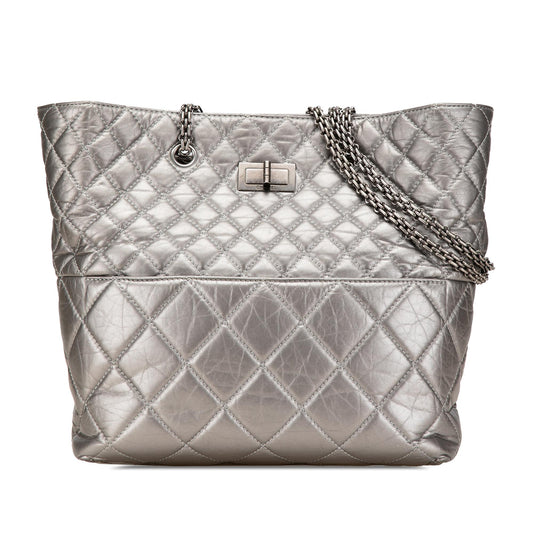 Chanel Reissue 2.55 Quilted Aged Calfskin Tote Bag