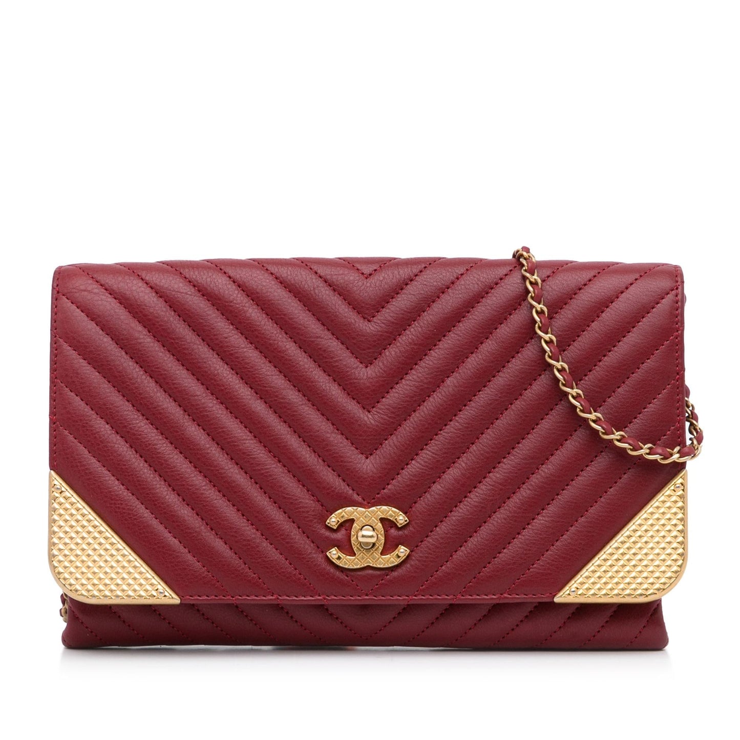 Chanel Rock Corner Chevron Flap SHG-xAzd8d Shoulder Bag