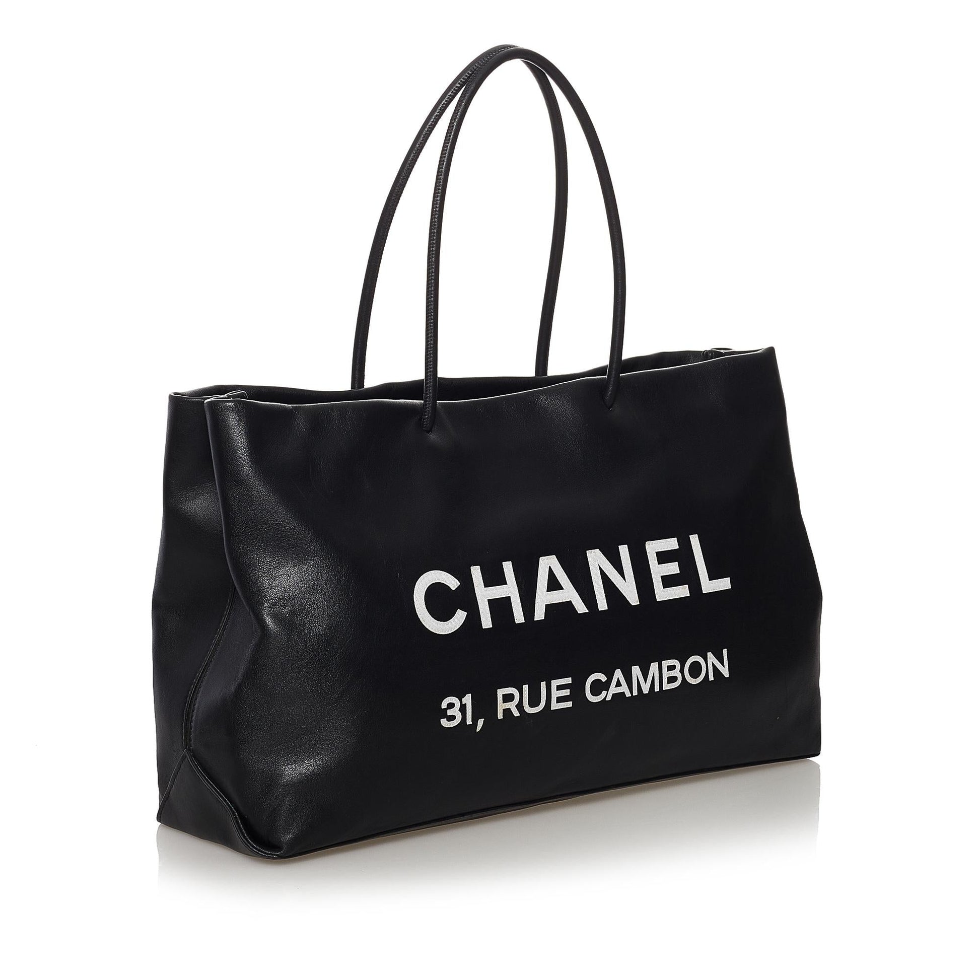 Chanel Rue Cambon SHG Leather Tote Bag