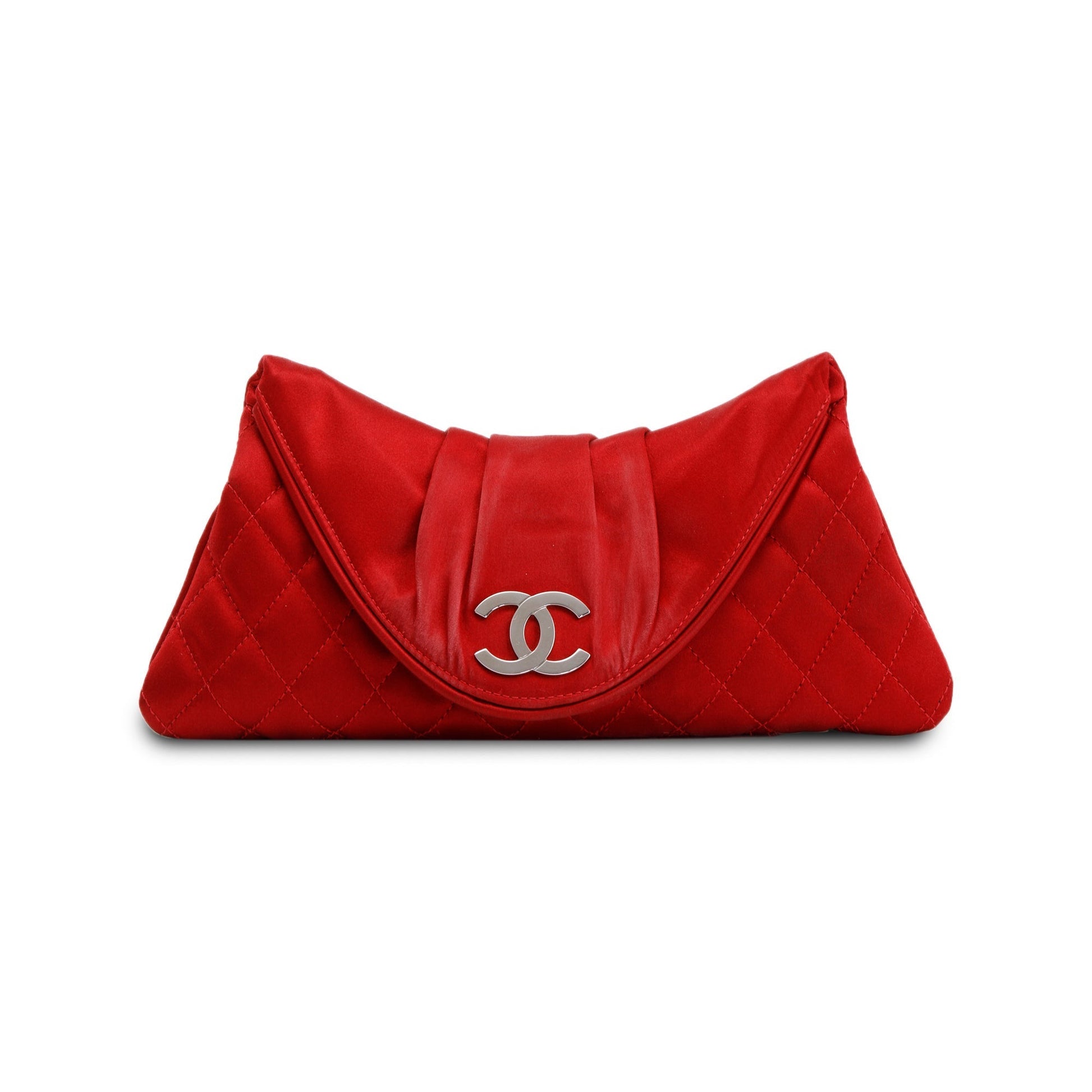 Chanel Satin Half Moon Travel Bag