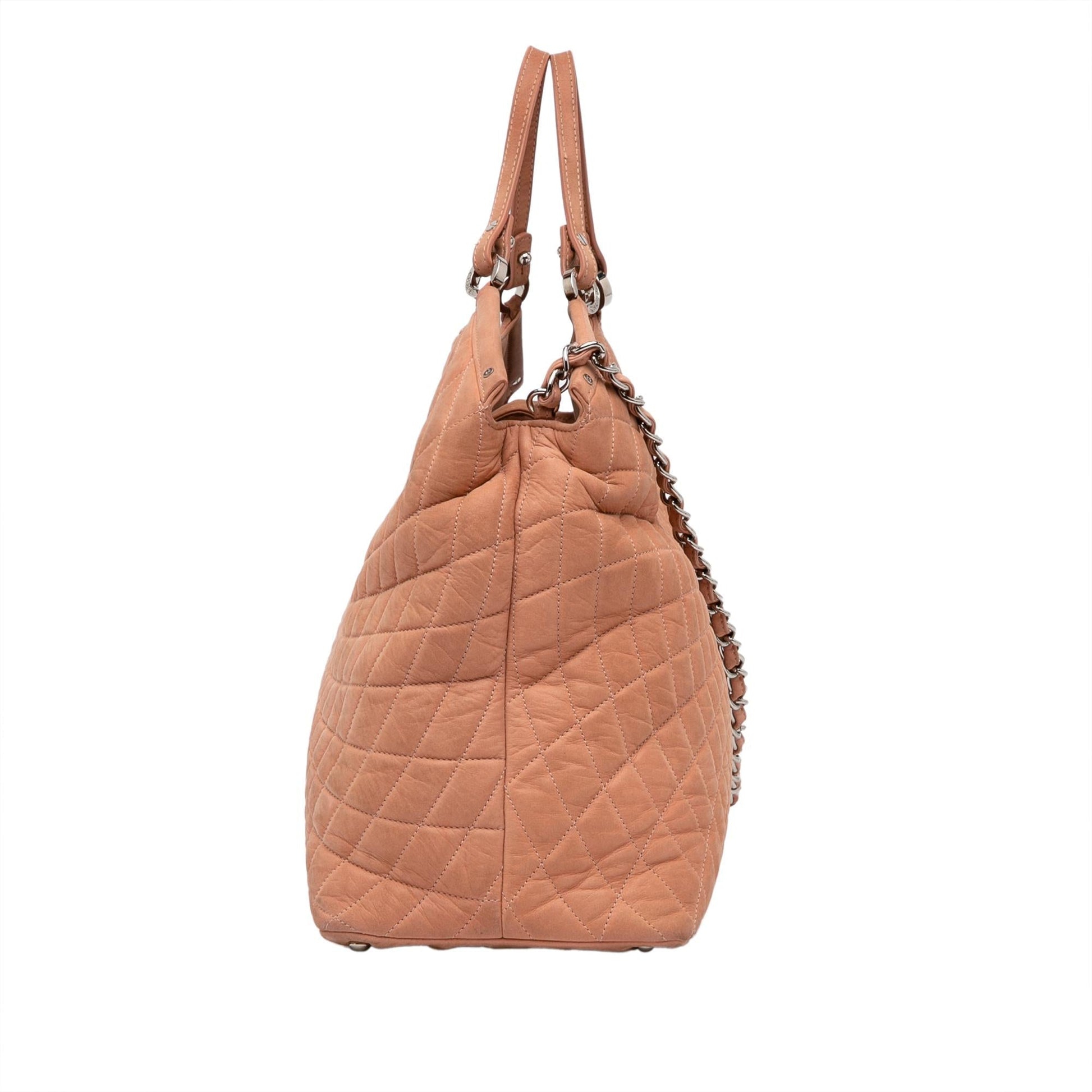 Chanel Sea Hit Quilted Satchel SHG-d35gmD Leather Satchel Bag