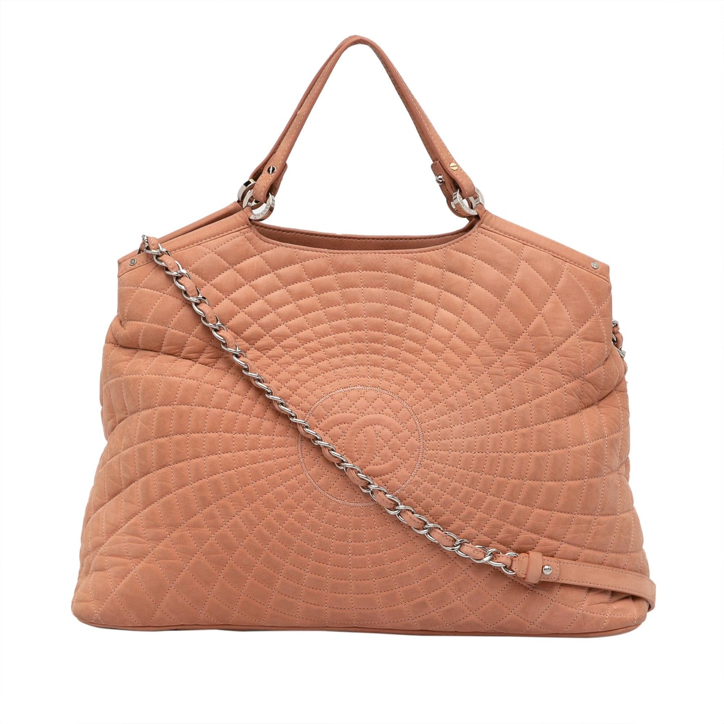Chanel Sea Hit Quilted Satchel SHG-d35gmD Leather Satchel Bag