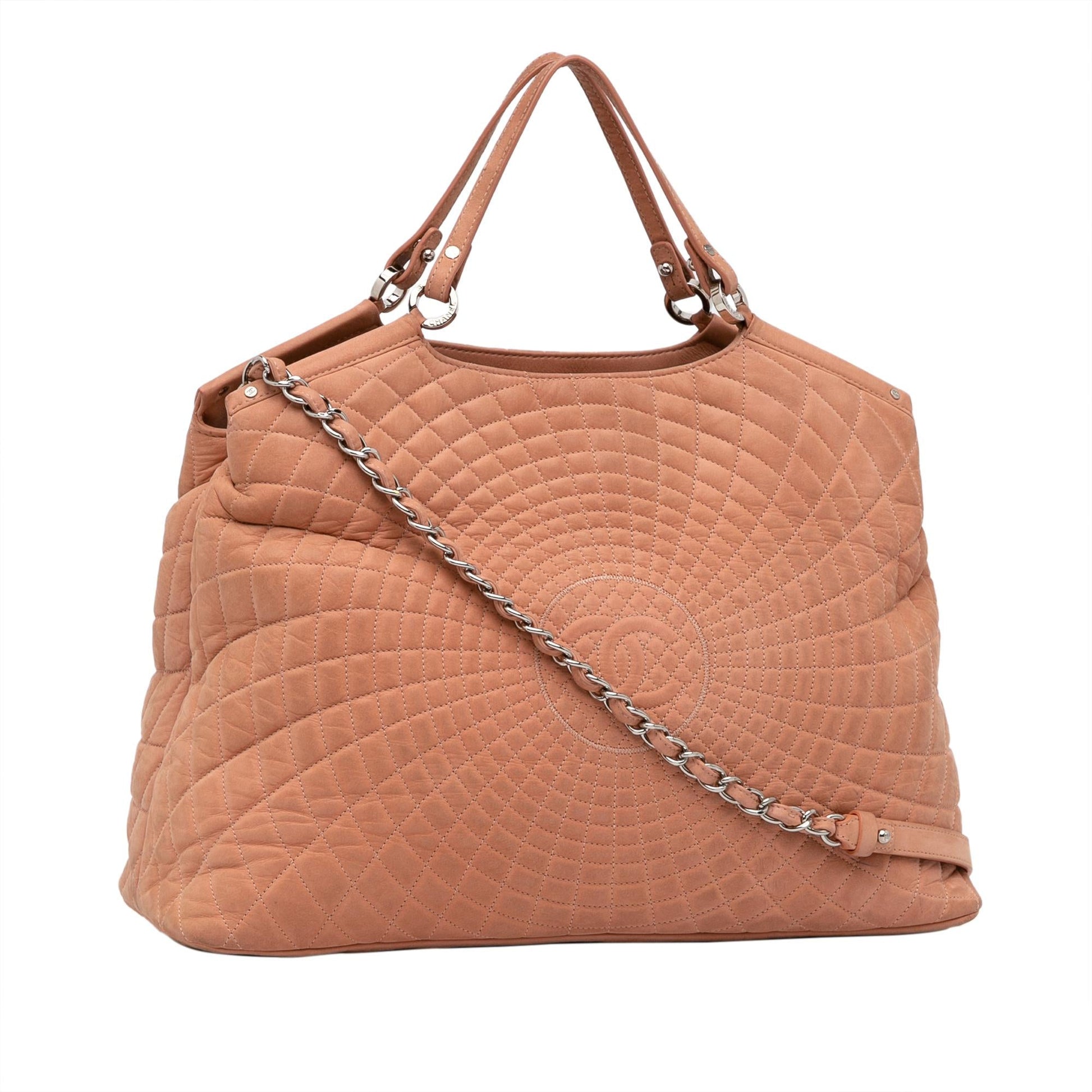 Chanel Sea Hit Quilted Satchel SHG-d35gmD Leather Satchel Bag