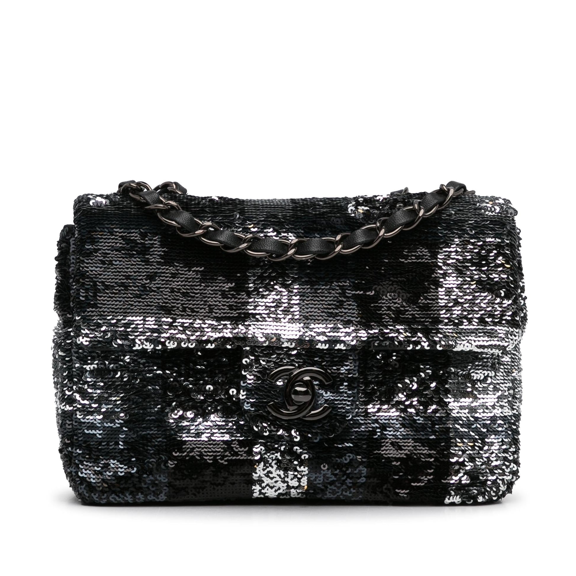 Chanel Sequin Plaid Single Flap SHG-Ckya33 Handbag