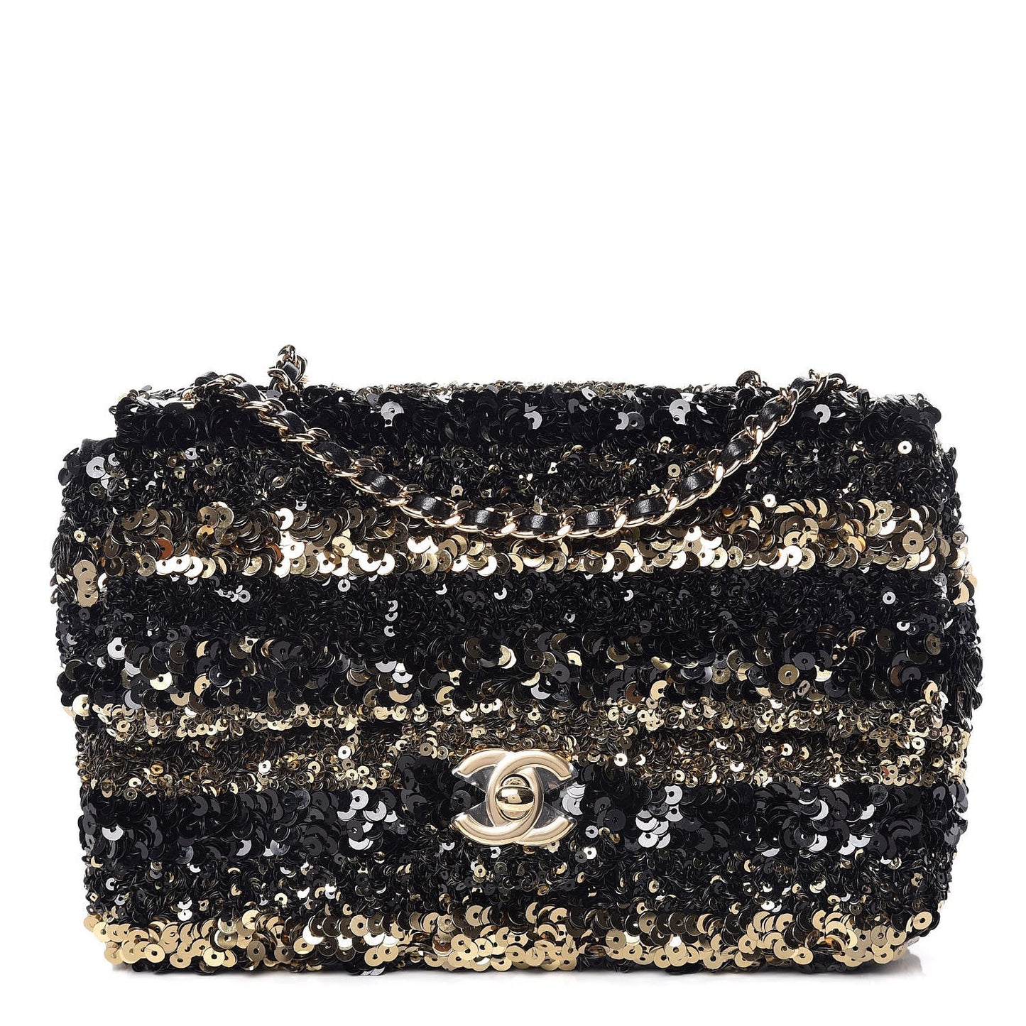 Chanel Sequin Classic Flap Shoulder Bag