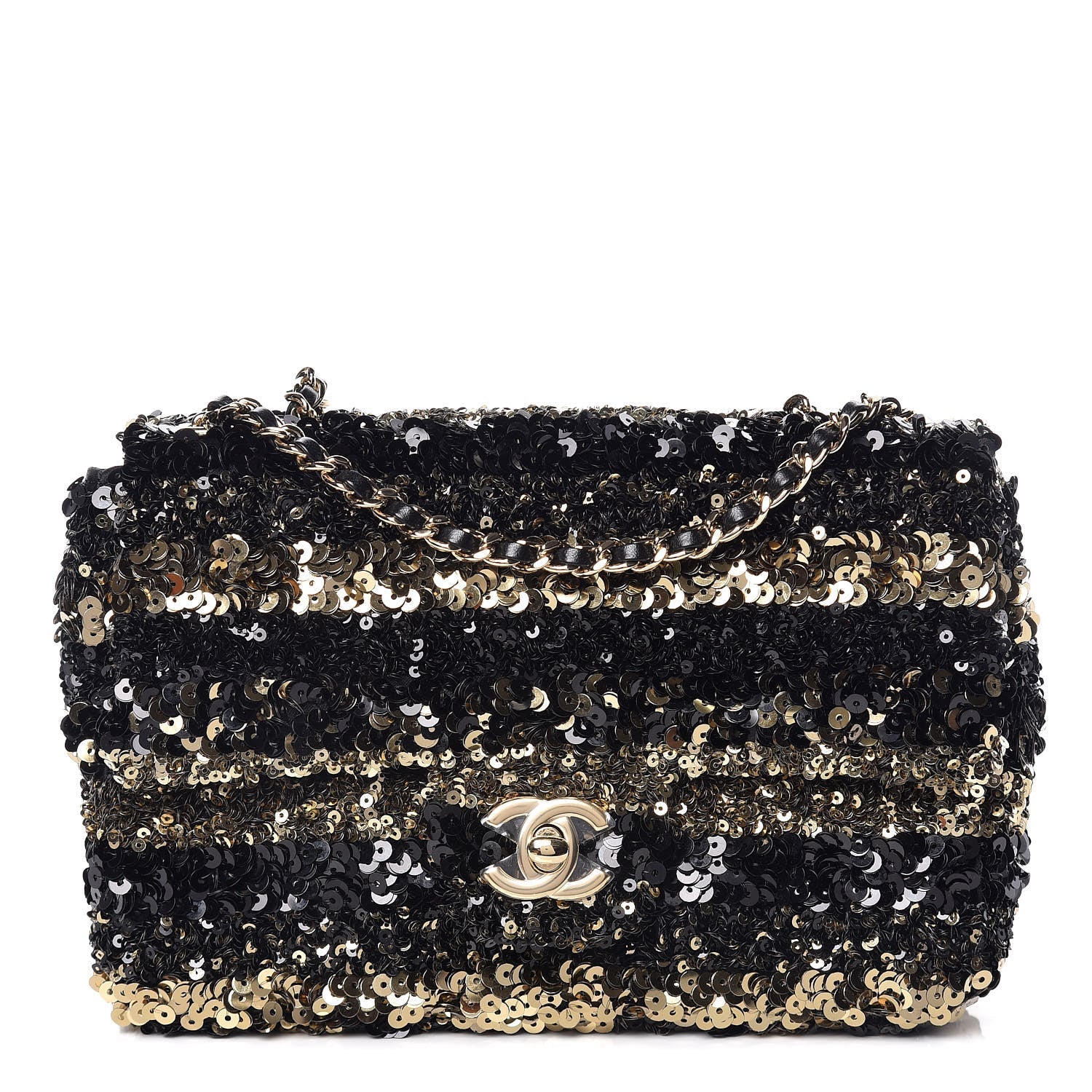 Chanel Sequin Classic Flap Shoulder Bag