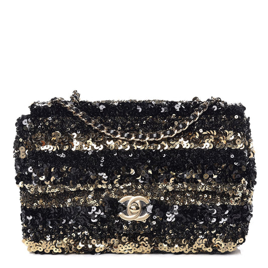 Chanel Sequin Classic Flap Shoulder Bag