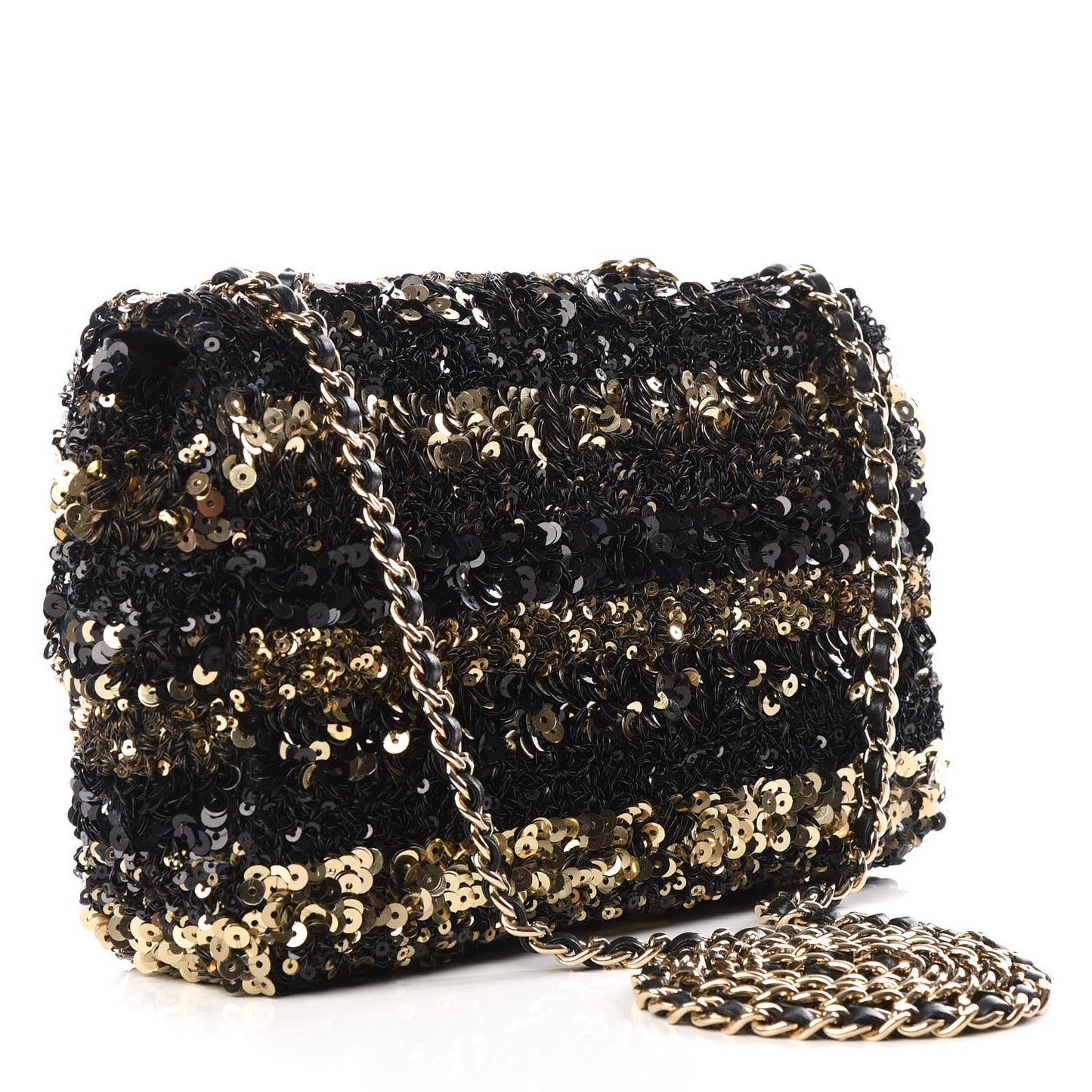 Chanel Sequin Classic Flap Shoulder Bag