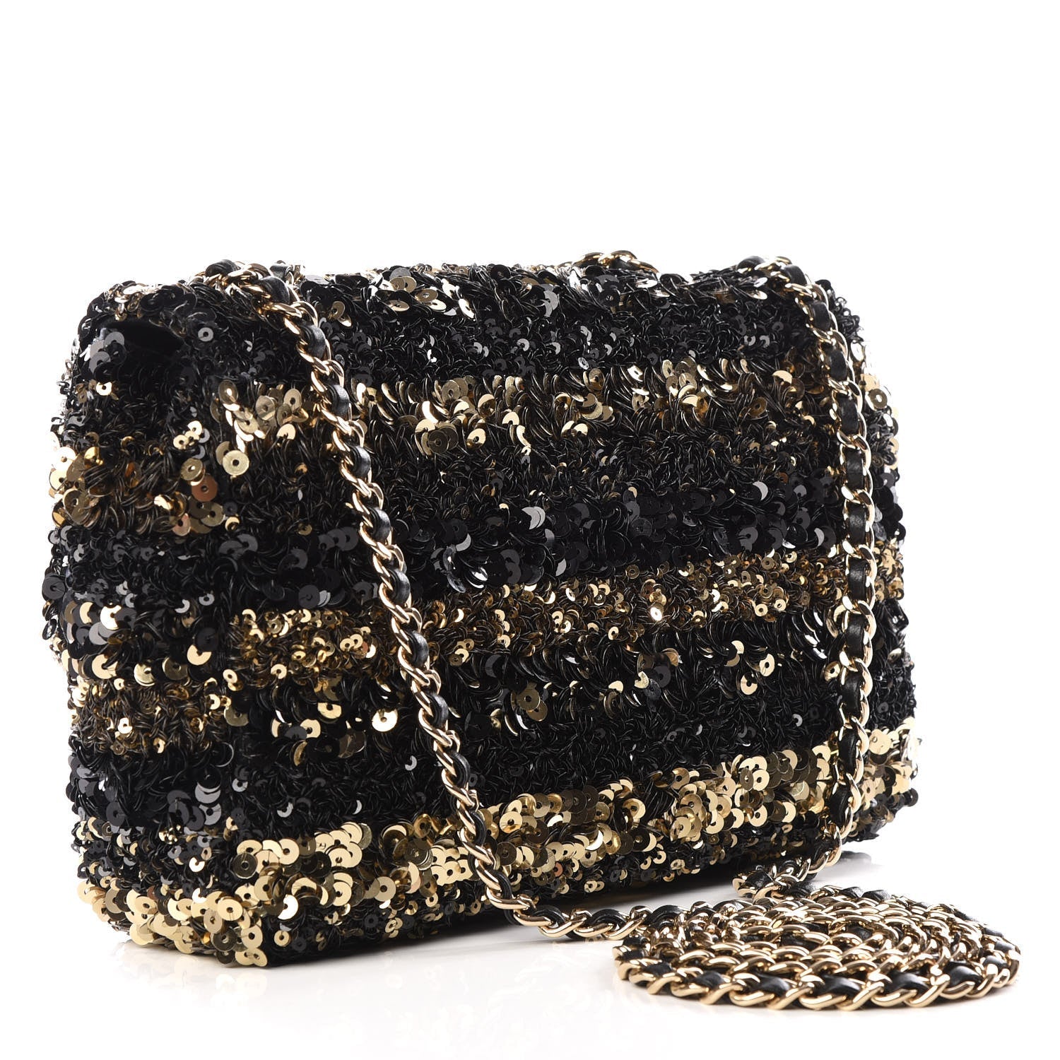 Chanel Sequin Classic Flap Shoulder Bag