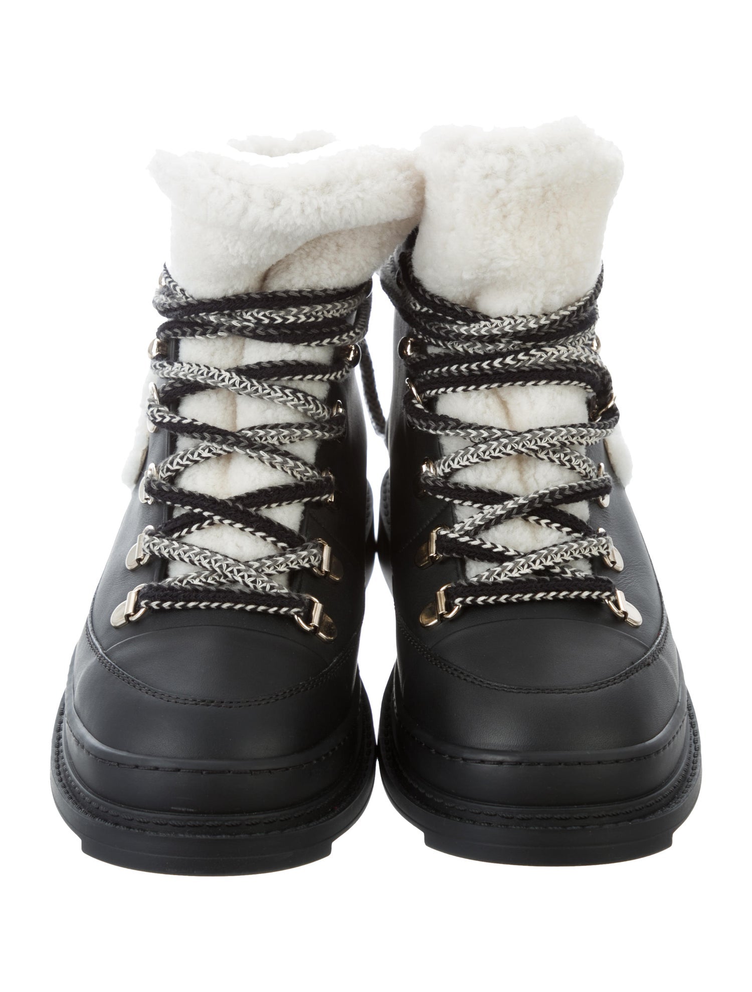 Chanel Sherpa Boots